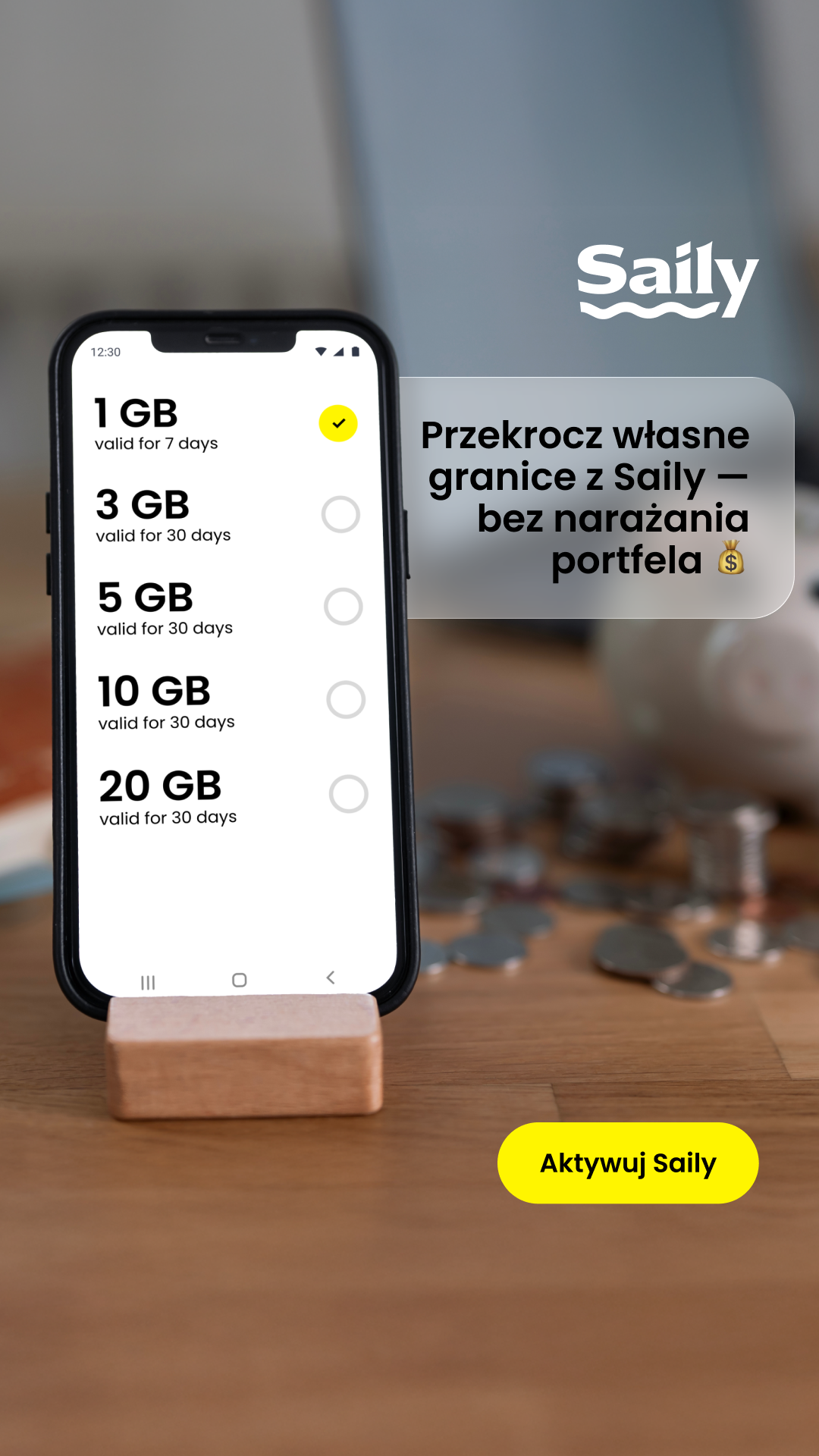 Saily Facebook ad
