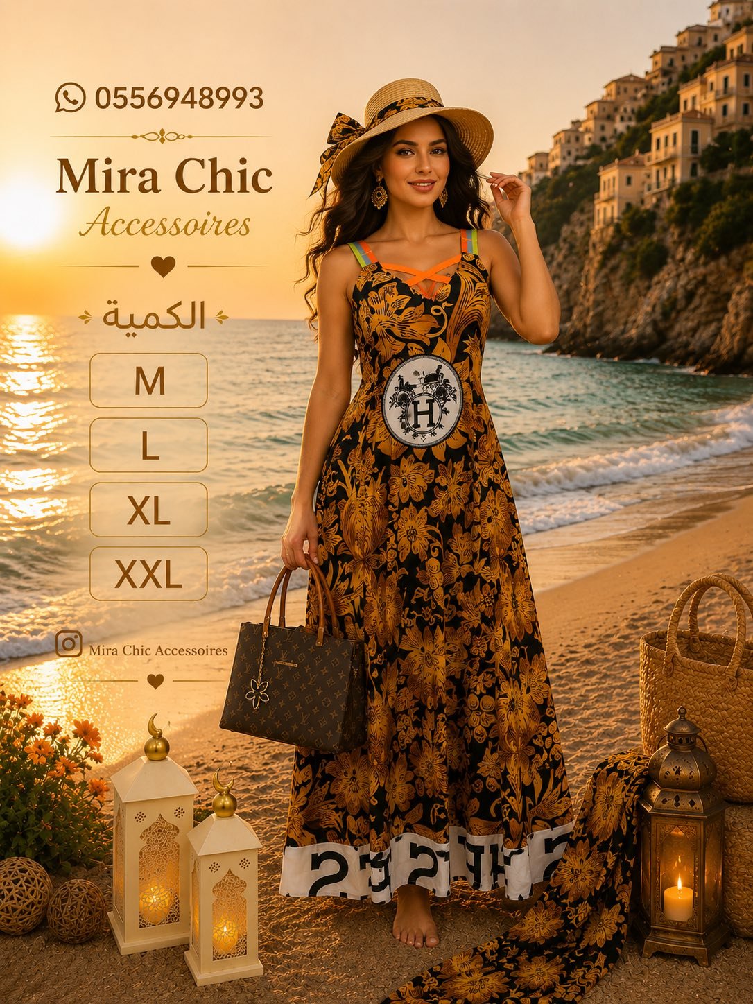 Mira chic accessoires Facebook ad: Collection Été 2026 est arrivée chez Mira Chic…