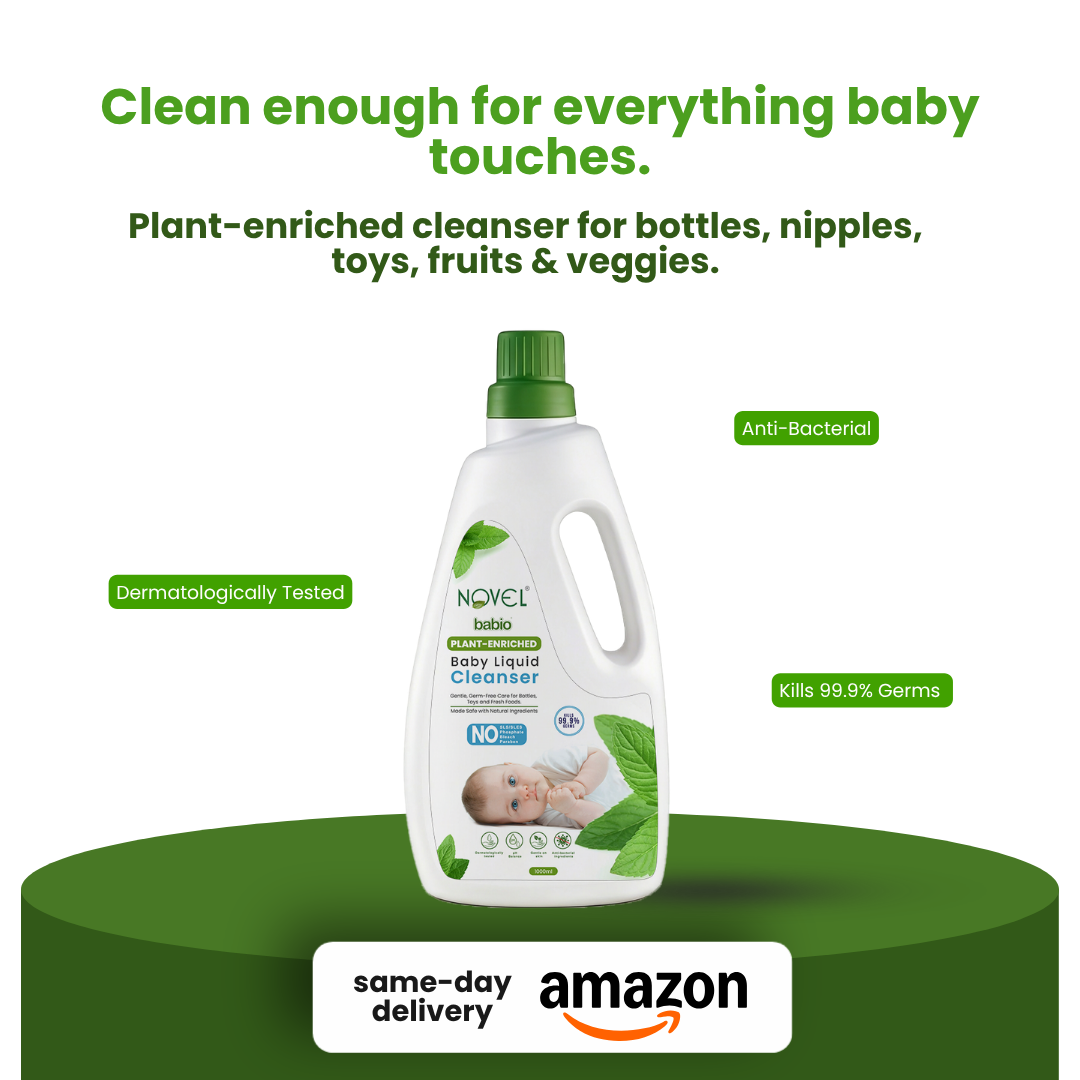 Novel Tissues Facebook ad: Clean Enough for Everything Baby Touches