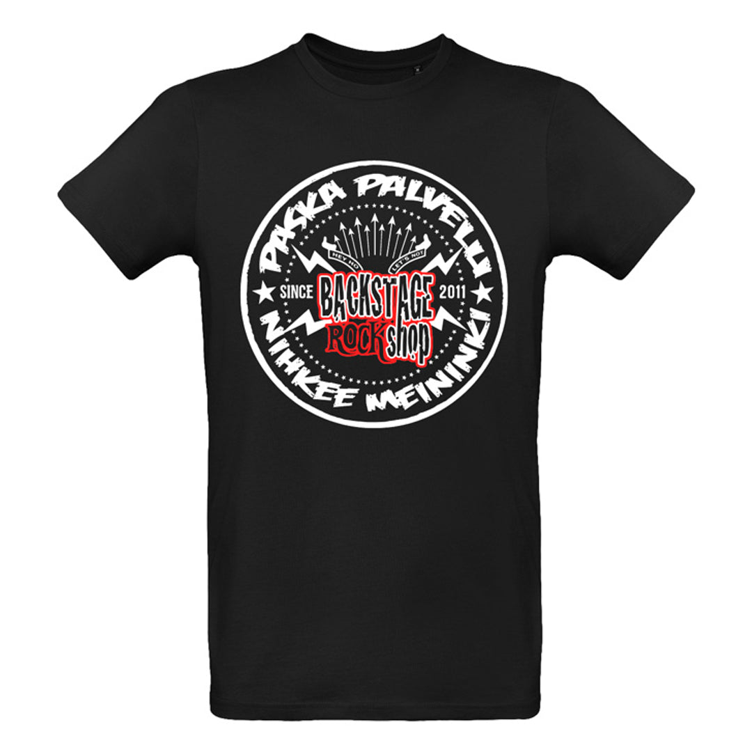 Backstage Rock Shop Facebook ad from Oct 1, 2026