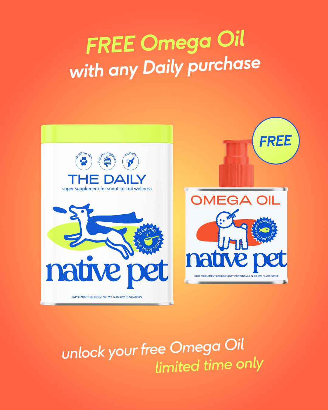Native Pet Facebook ad
