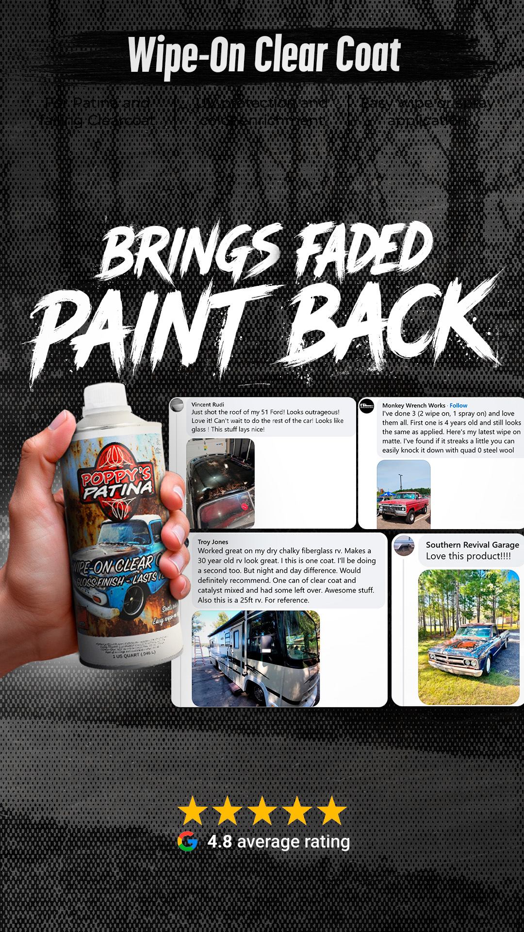 Poppy's Patina Facebook ad