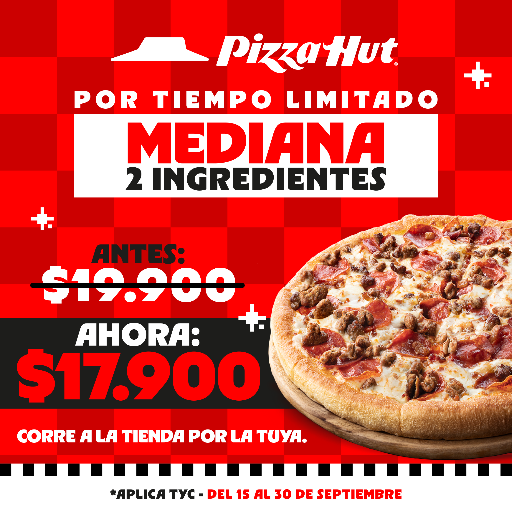 Pizza Hut Colombia Facebook ad