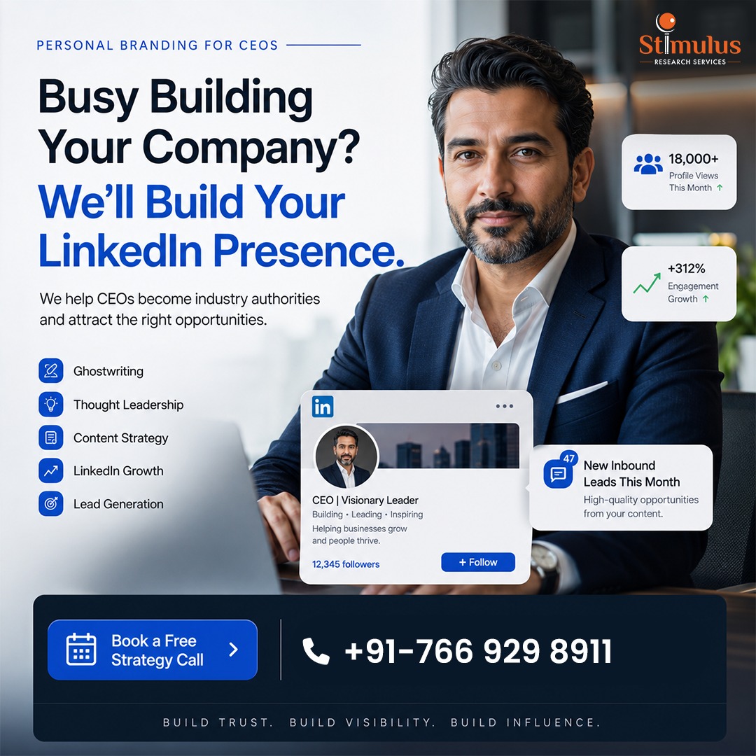 Stimulus Research Facebook ad: Personal Branding for CEOs