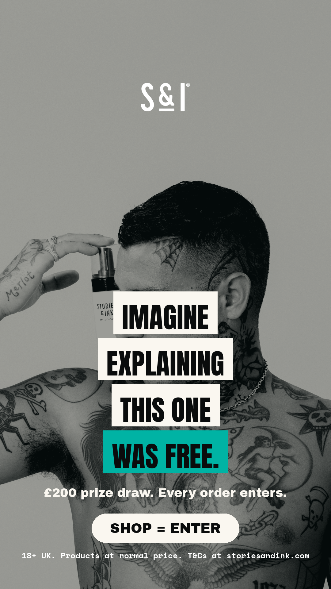Stories & Ink Facebook ad
