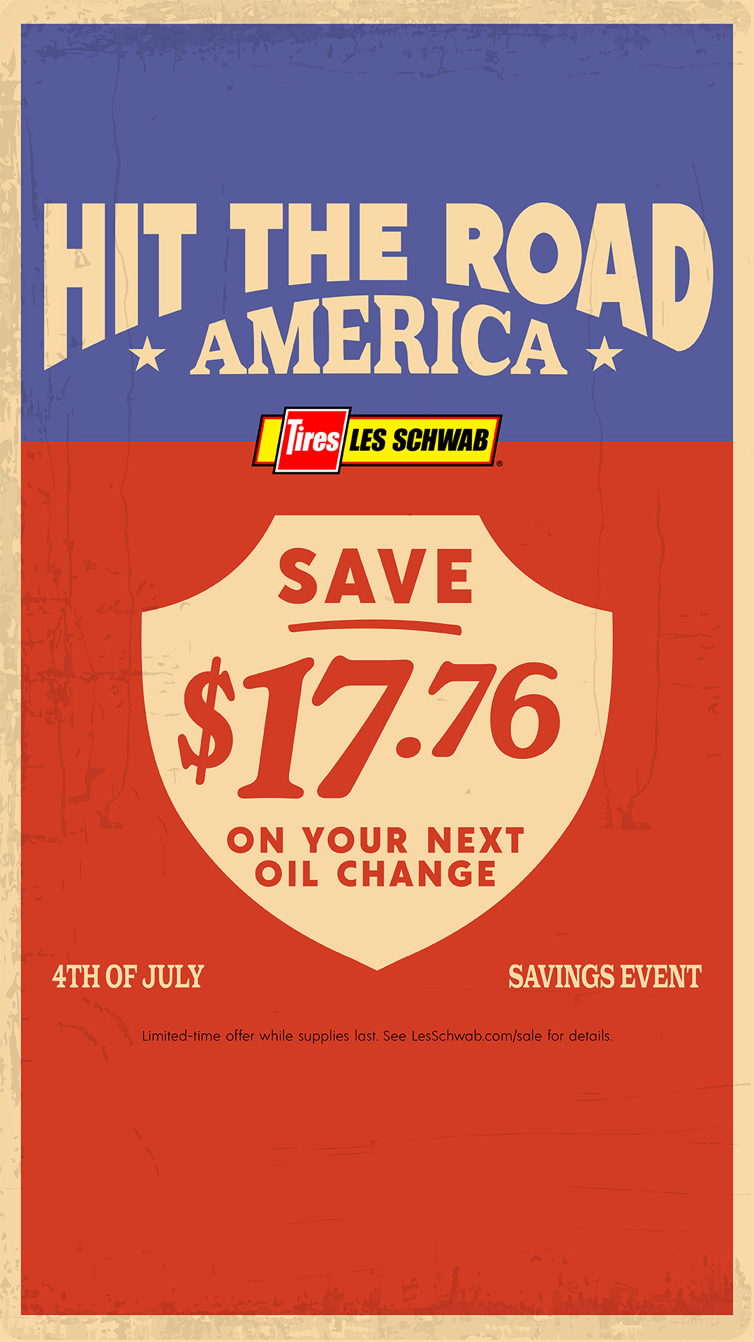 Les Schwab Tire Centers Facebook ad from Jun 25, 2026