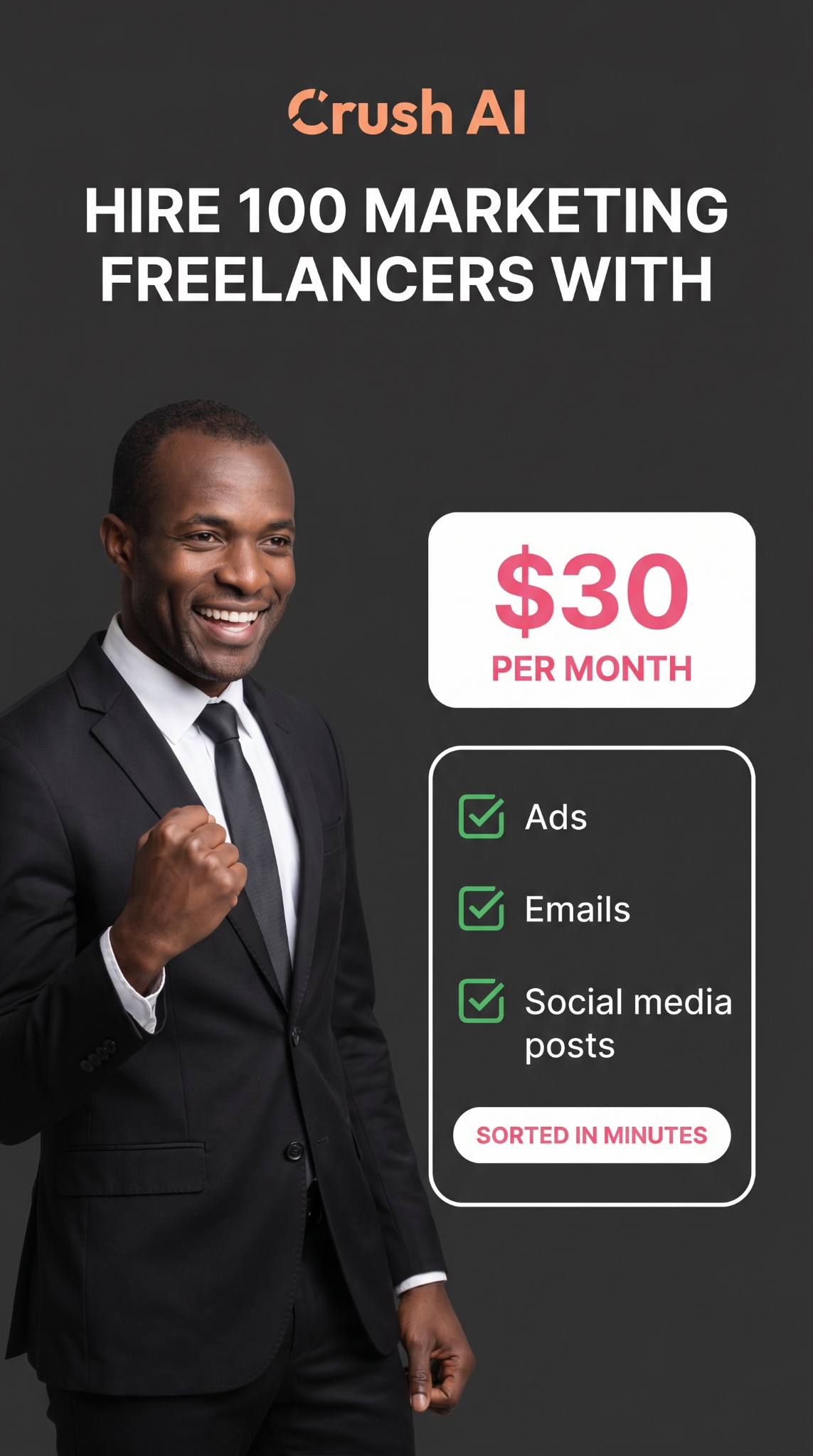 trycrush.ai Facebook ad