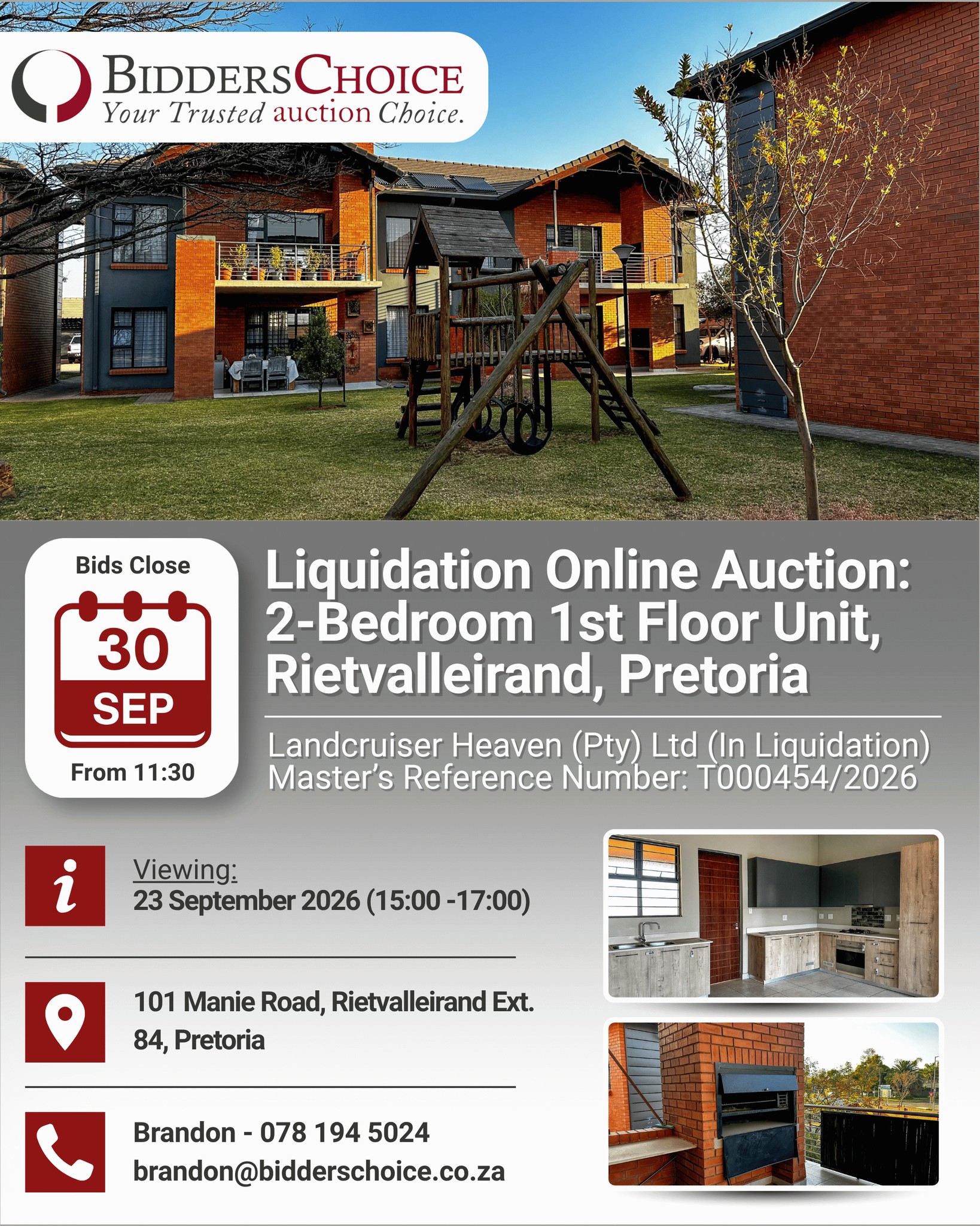 Bidders Online Facebook ad: Insolvent Estate Auction: 3-Bedroom House In Edenville…