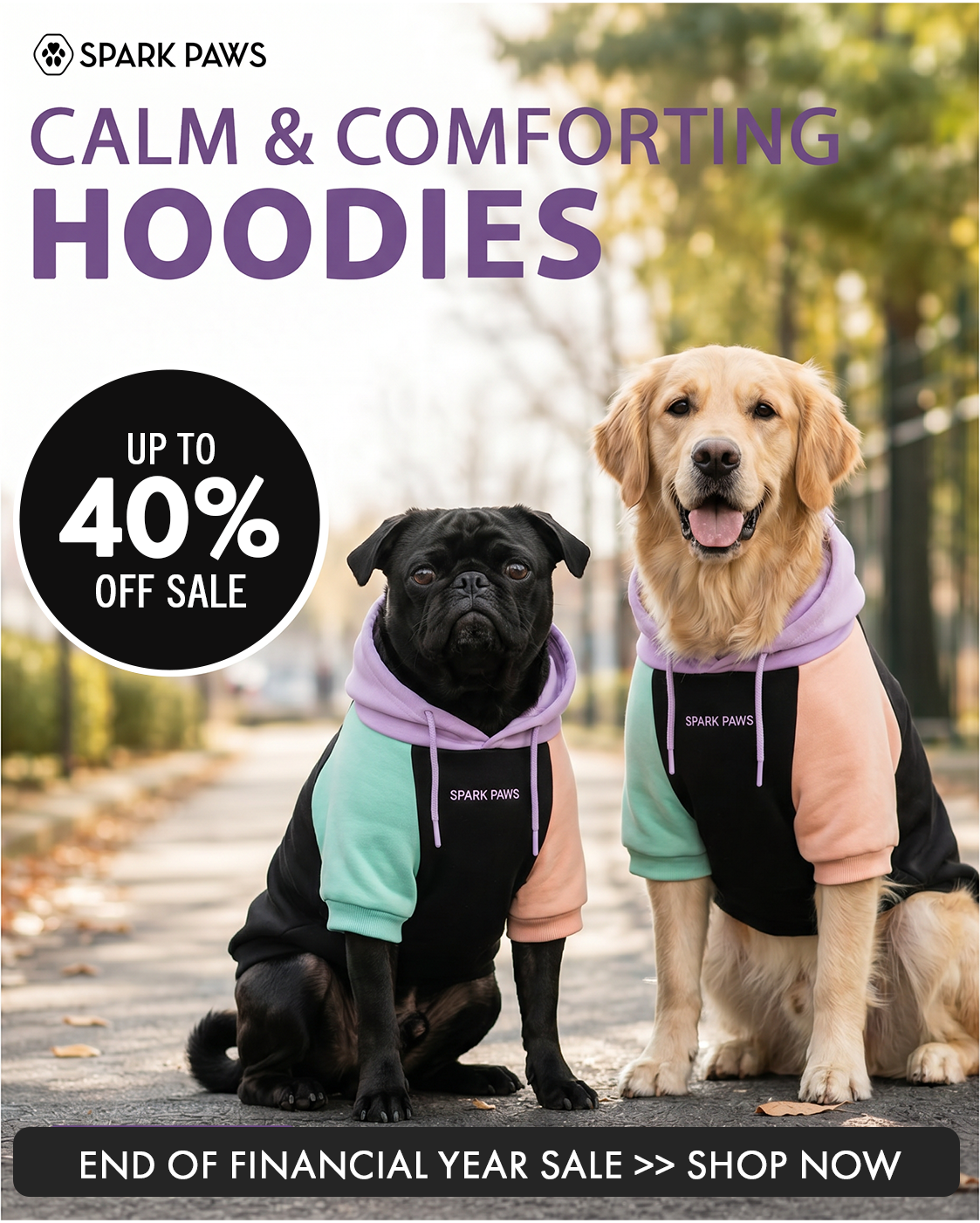 Spark Paws Facebook ad