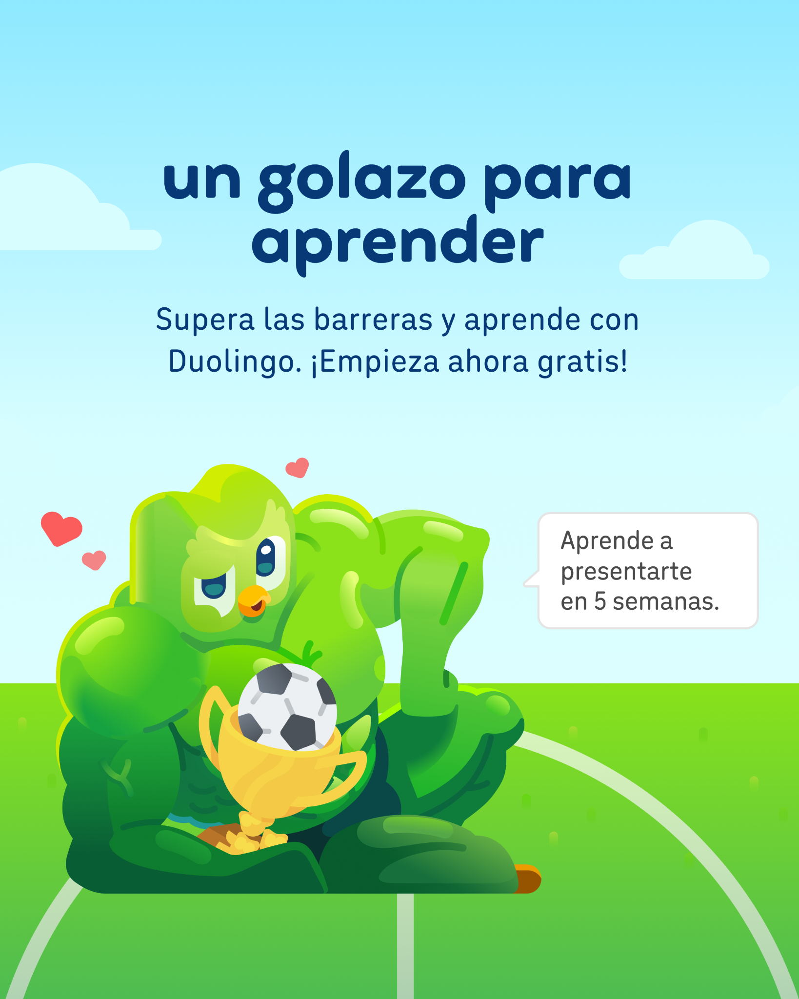Duolingo Facebook ad