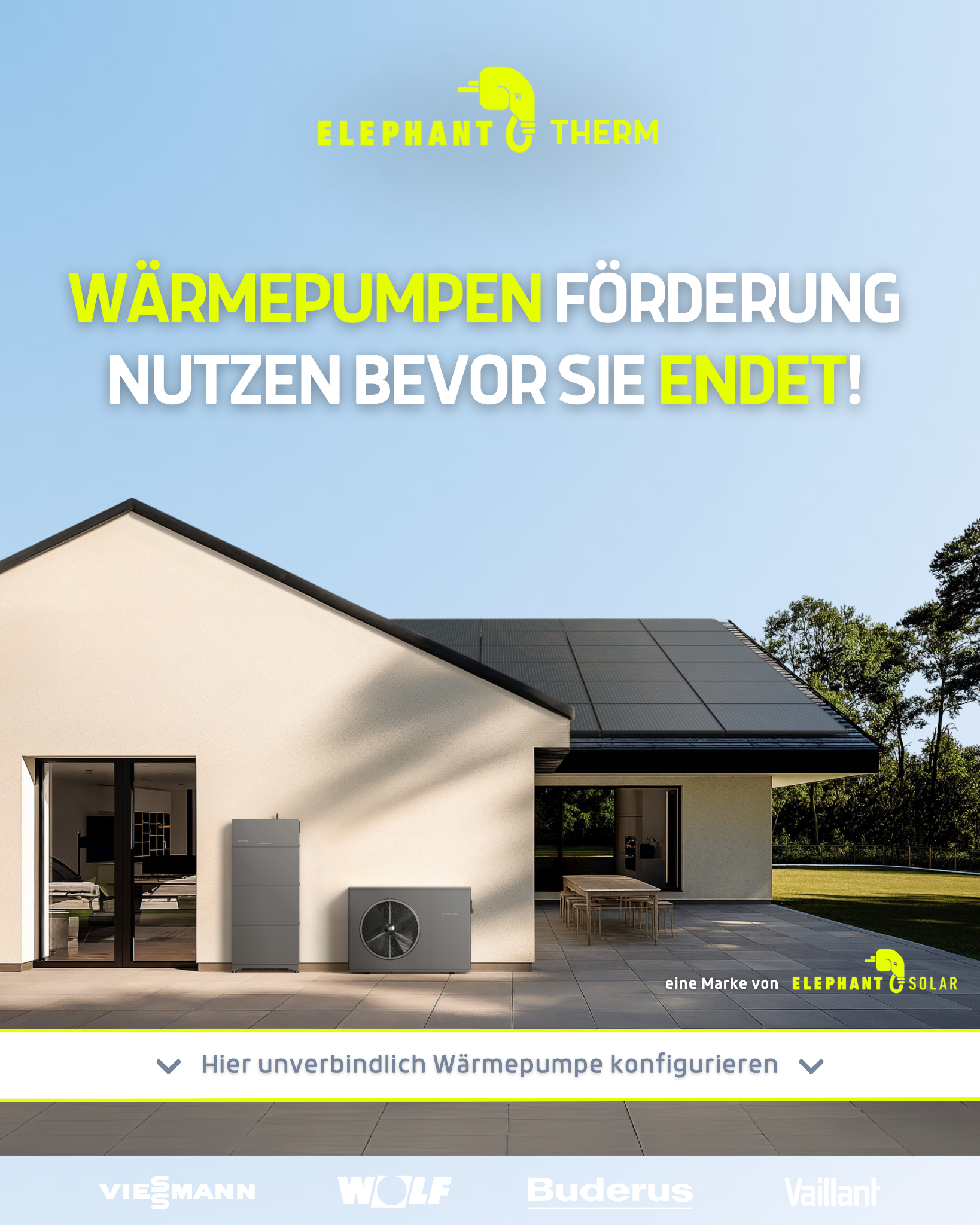 Elephant Solar GmbH Facebook ad: Jetzt unverbindliches Angebot sichern!