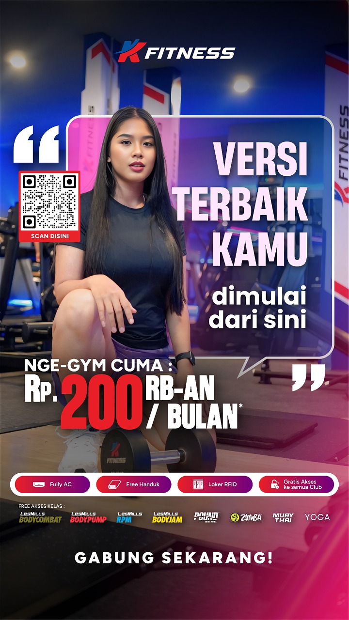 K Fitness Facebook ad: Yuk Join di K Fitness