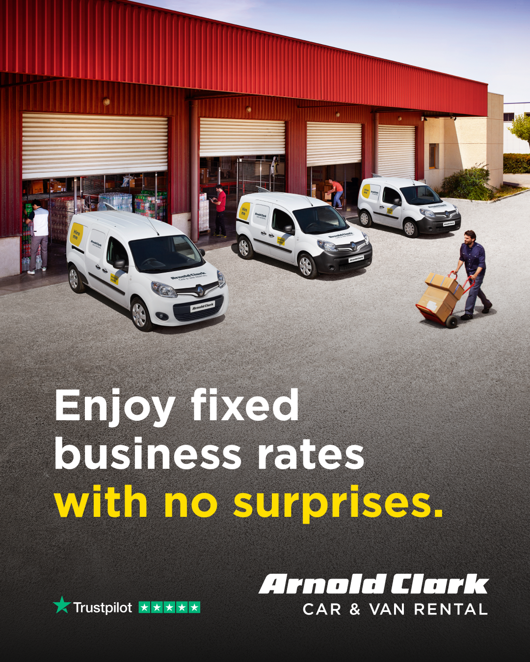 Arnold Clark Car & Van Rental Facebook ad