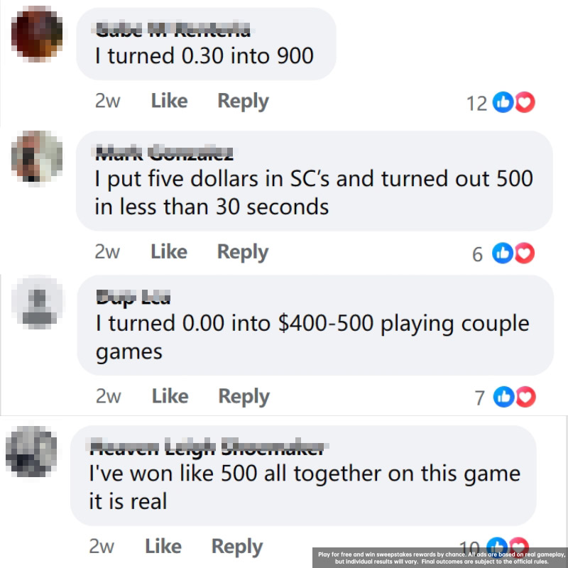 Lavish Luck Casino Facebook ad: Hit the Jackpot of Fun