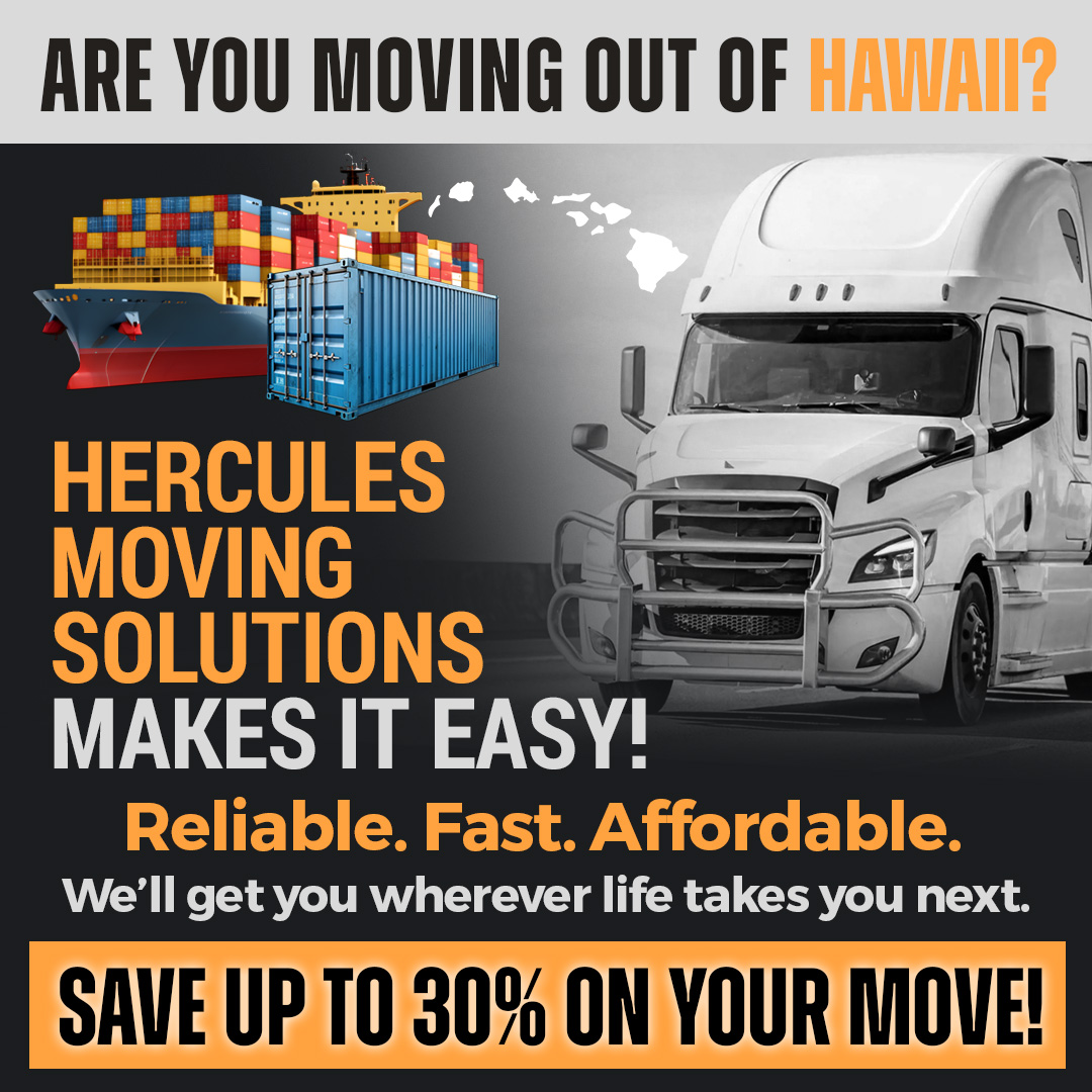 Hercules Moving Solutions Facebook ad: Click Get quote For A Quick Quote
