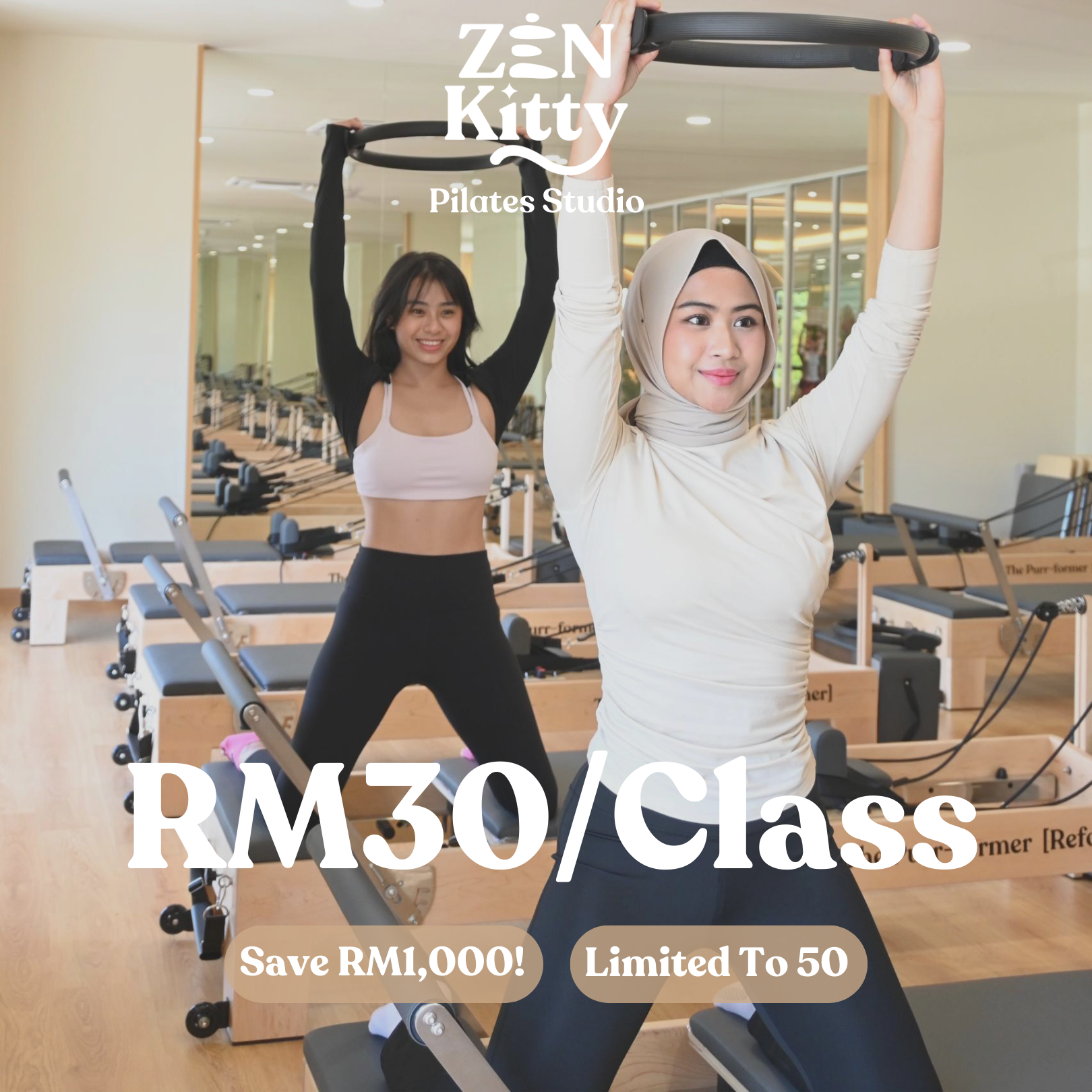 Zen Kitty PIlates & Yoga Studio Facebook ad