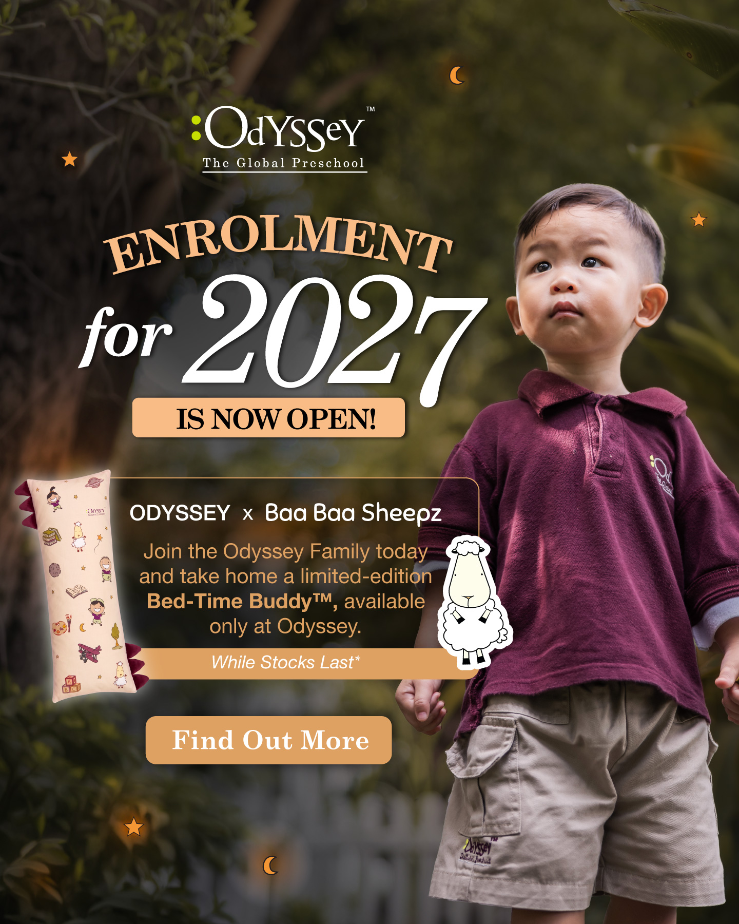 Odyssey, The Global Preschool Singapore Facebook ad