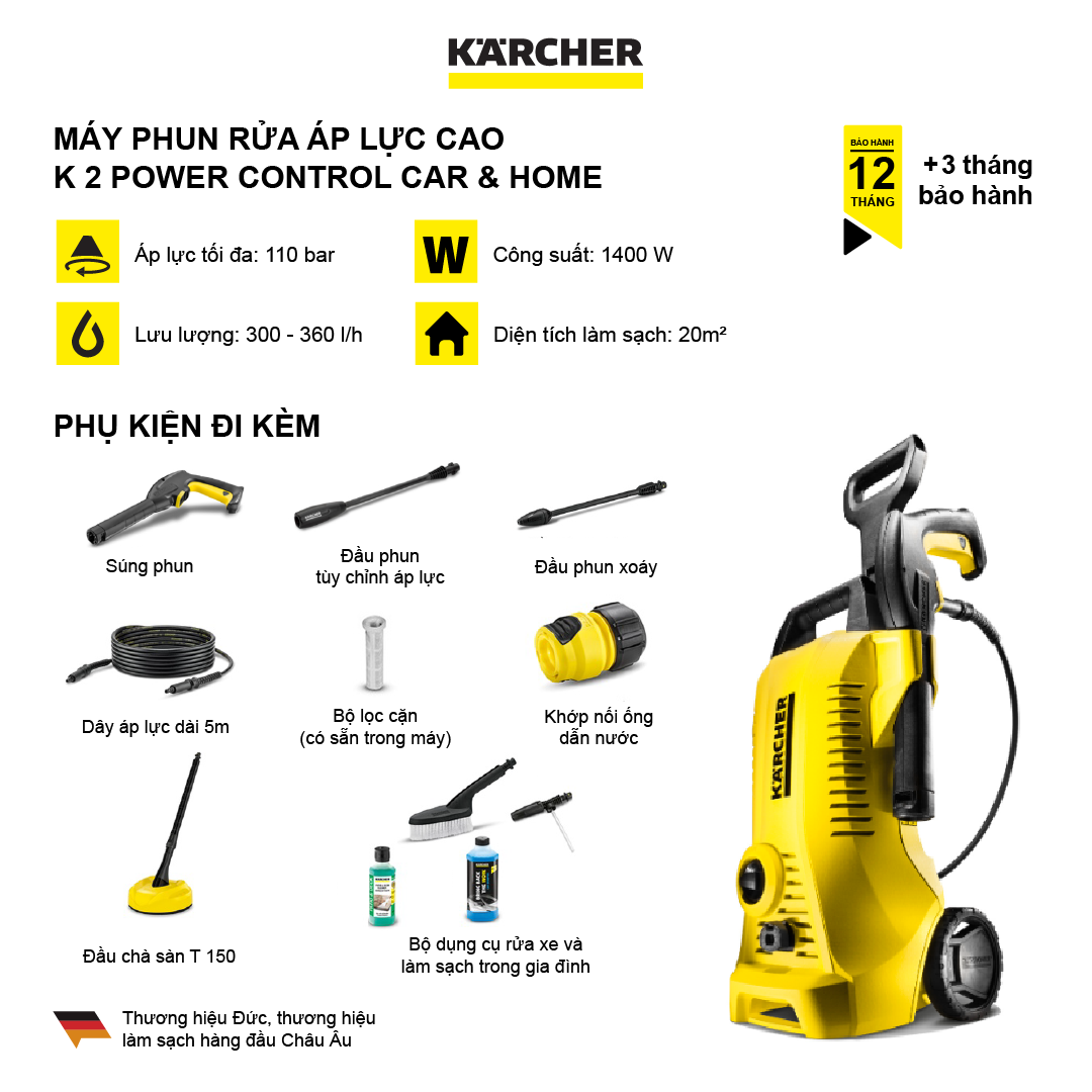 Kärcher Vietnam Facebook ad: Bảo hành chính hãng