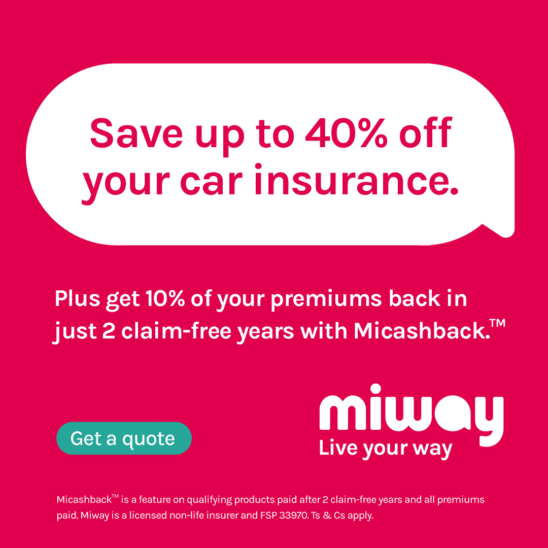 Miway Facebook ad: Save Up To 40% On Car Insurance