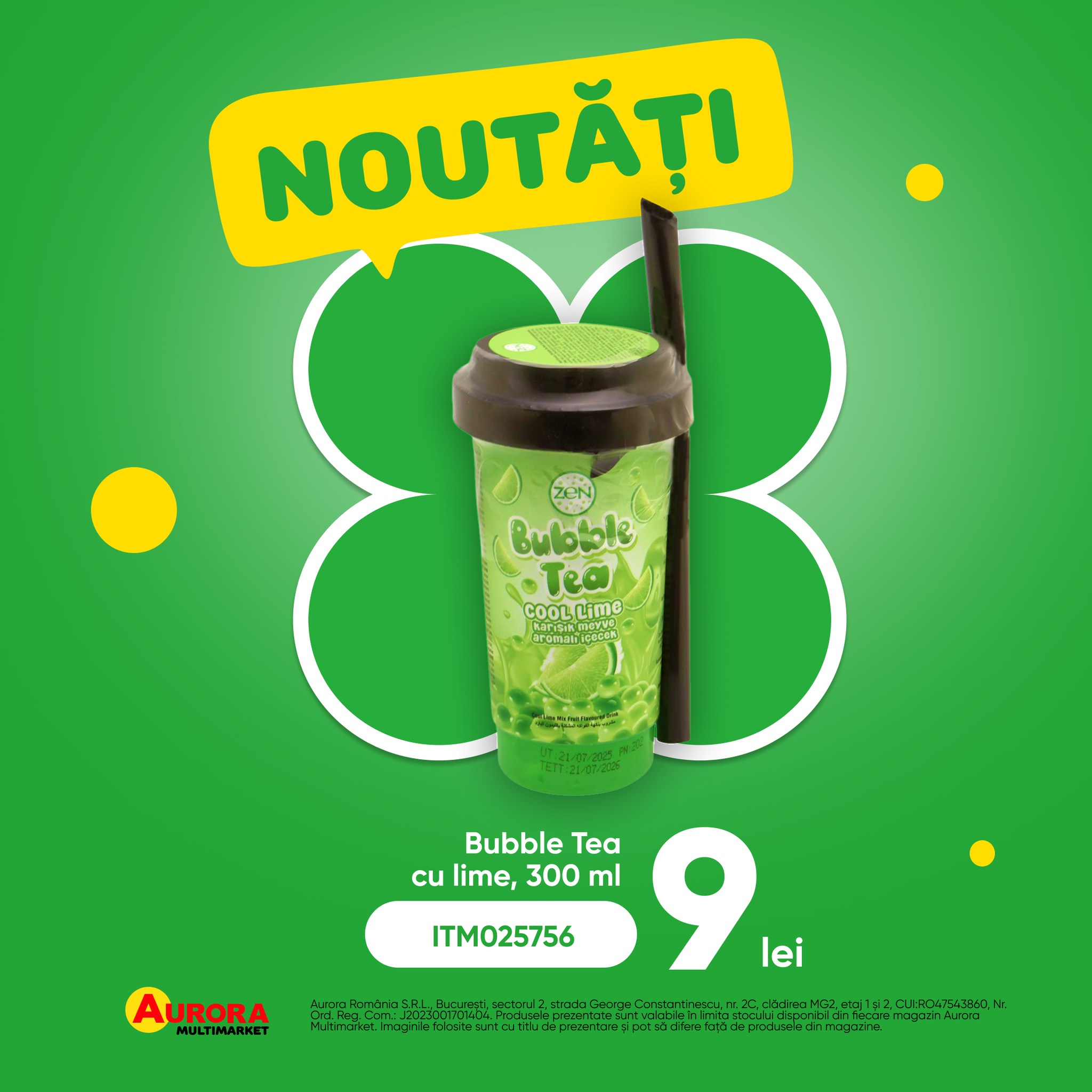 Aurora Multimarket Facebook ad: Tocmai au ajuns noutățile.