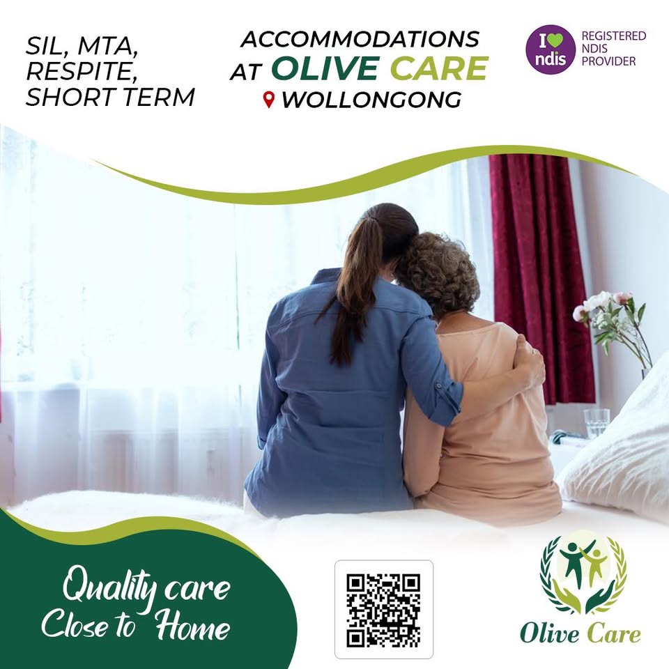 Olive Care Disability Services Facebook ad