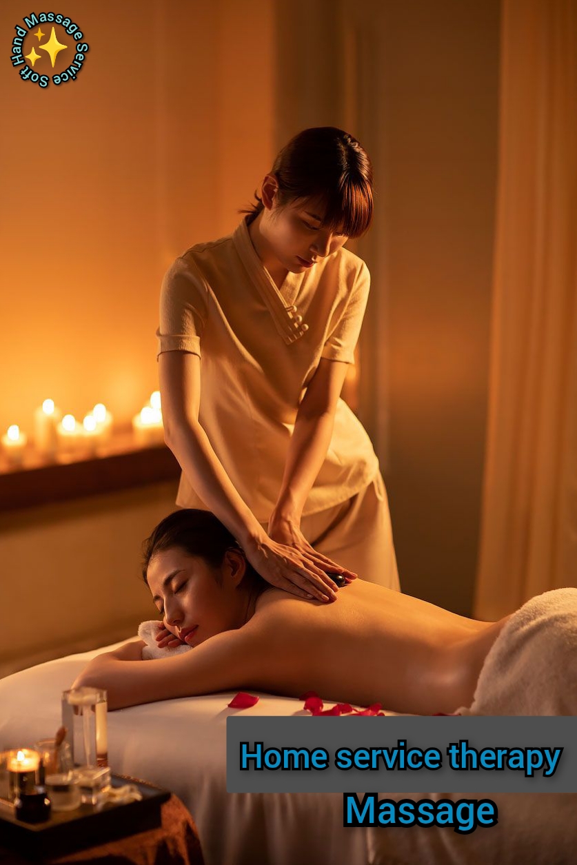 Soft Hand Massage Service Facebook ad: Relaxation delivered Swedish massage at your doorstepwith…