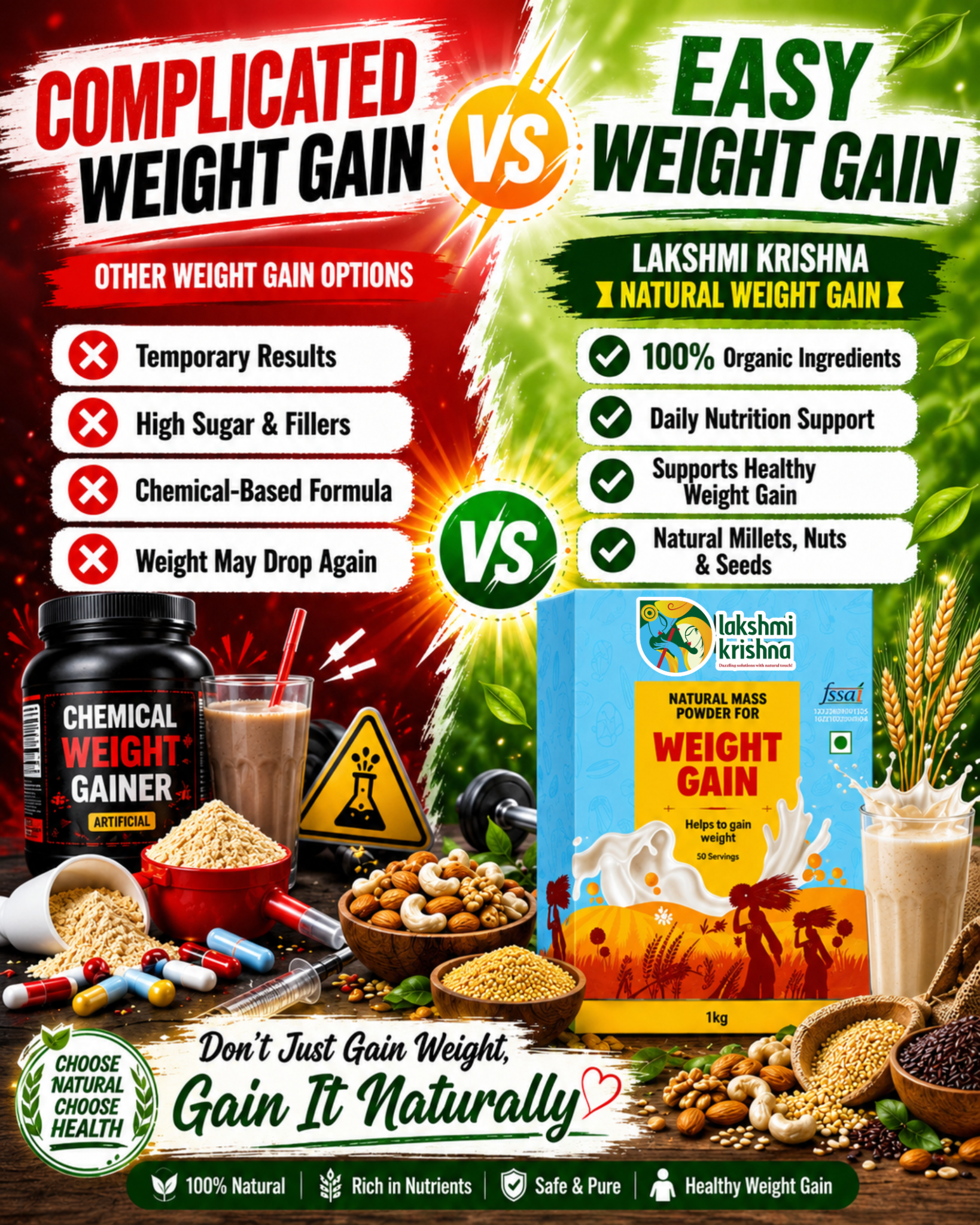 Lakshmi Krishna Naturals Retail Shop Facebook ad