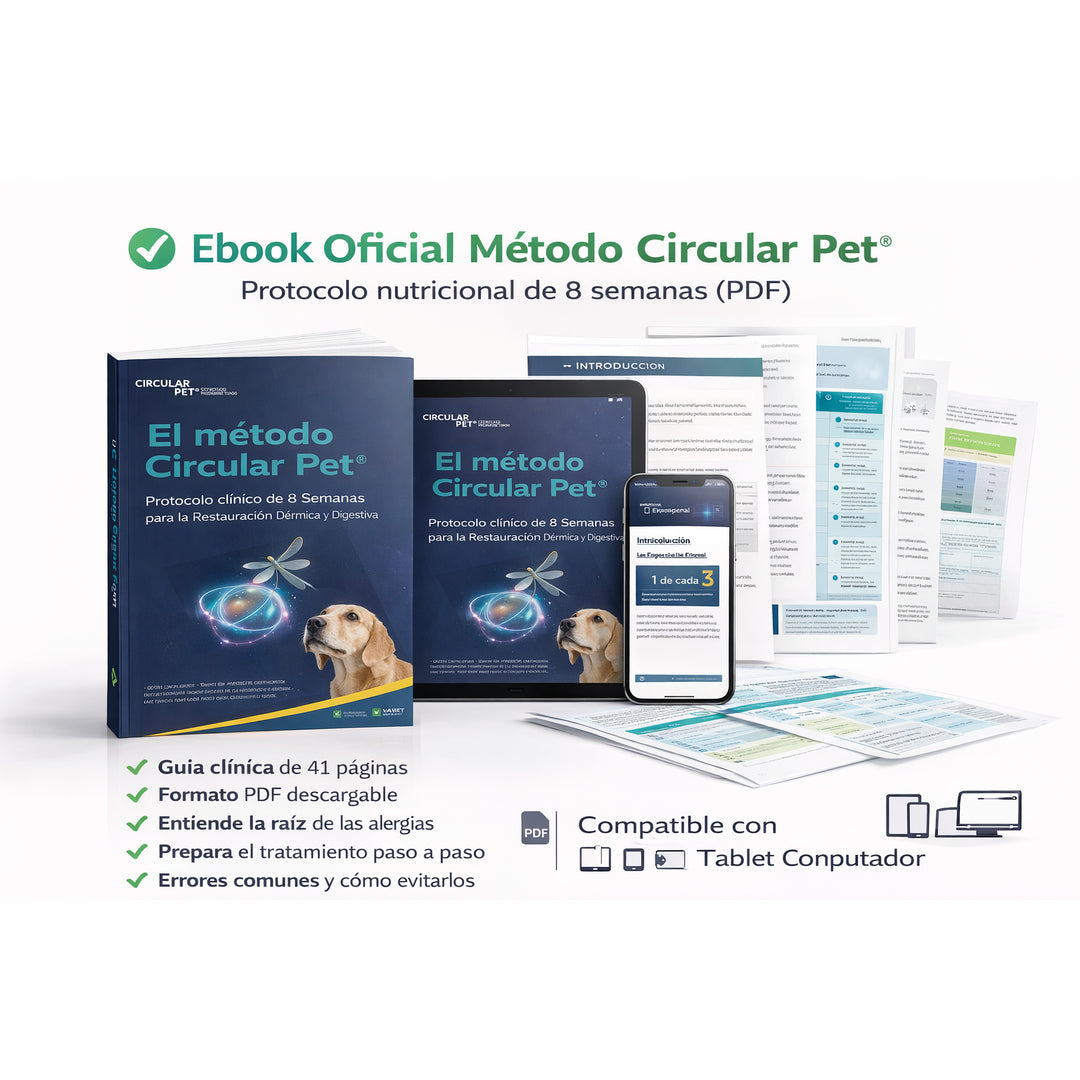 Circular Pet Facebook ad: Tu perro se rasca?