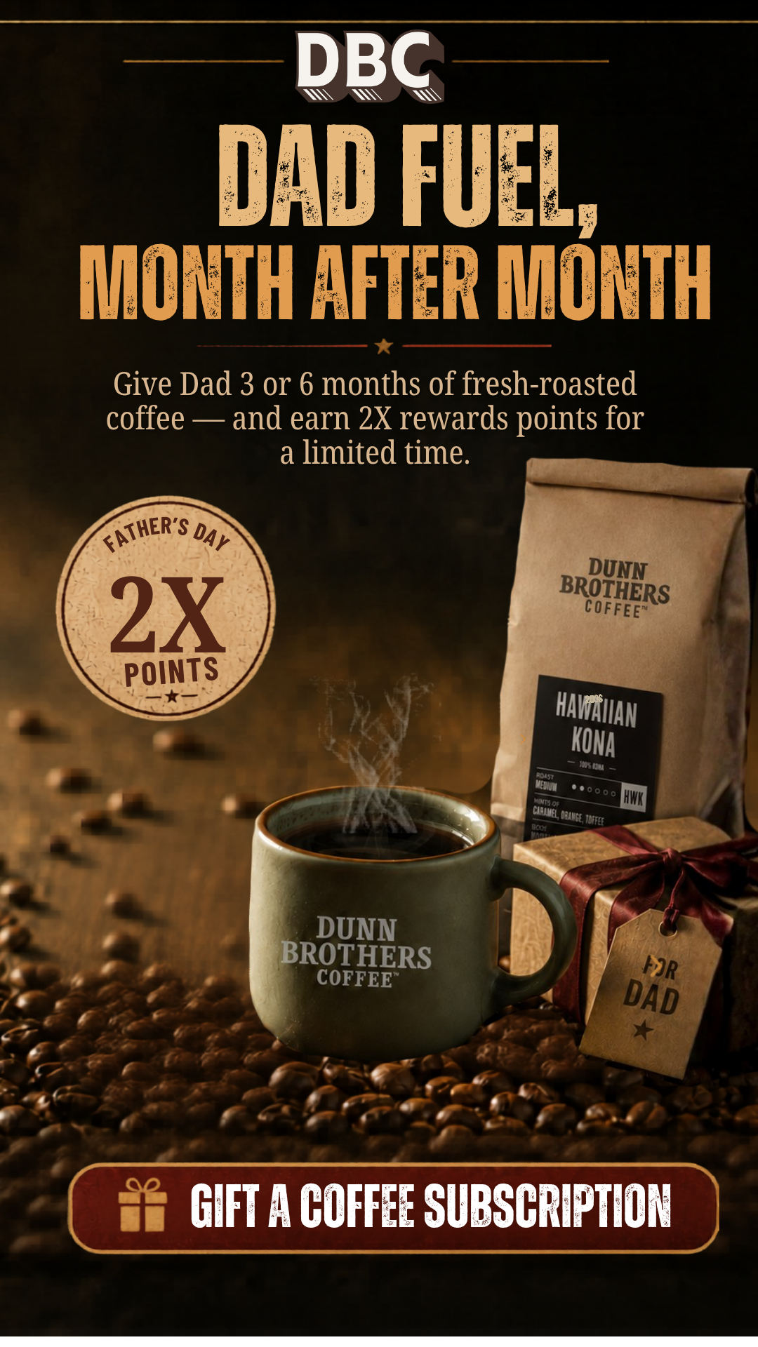 Dunn Brothers Coffee Facebook ad