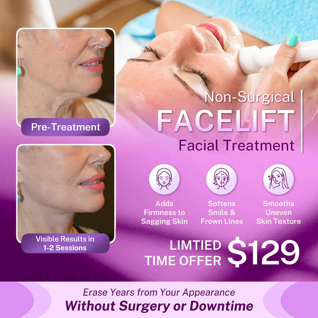 Skin Therapy Master Facebook ad: Non-Surgical Facelift Secret