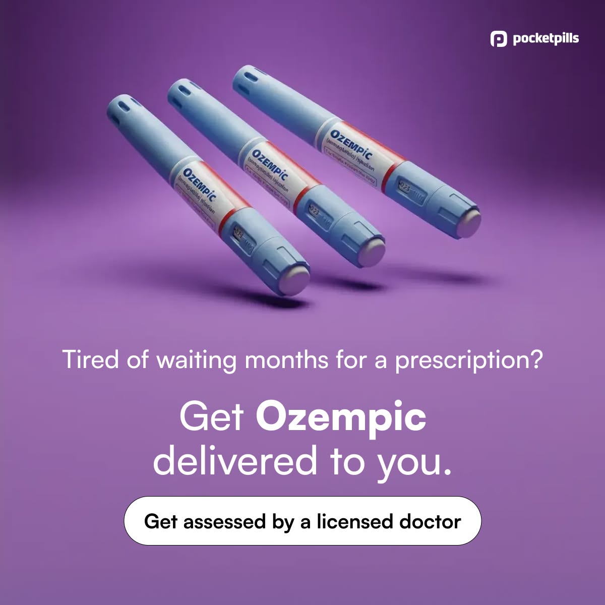 Pocketpills Facebook ad: Start Your Assessment Today.