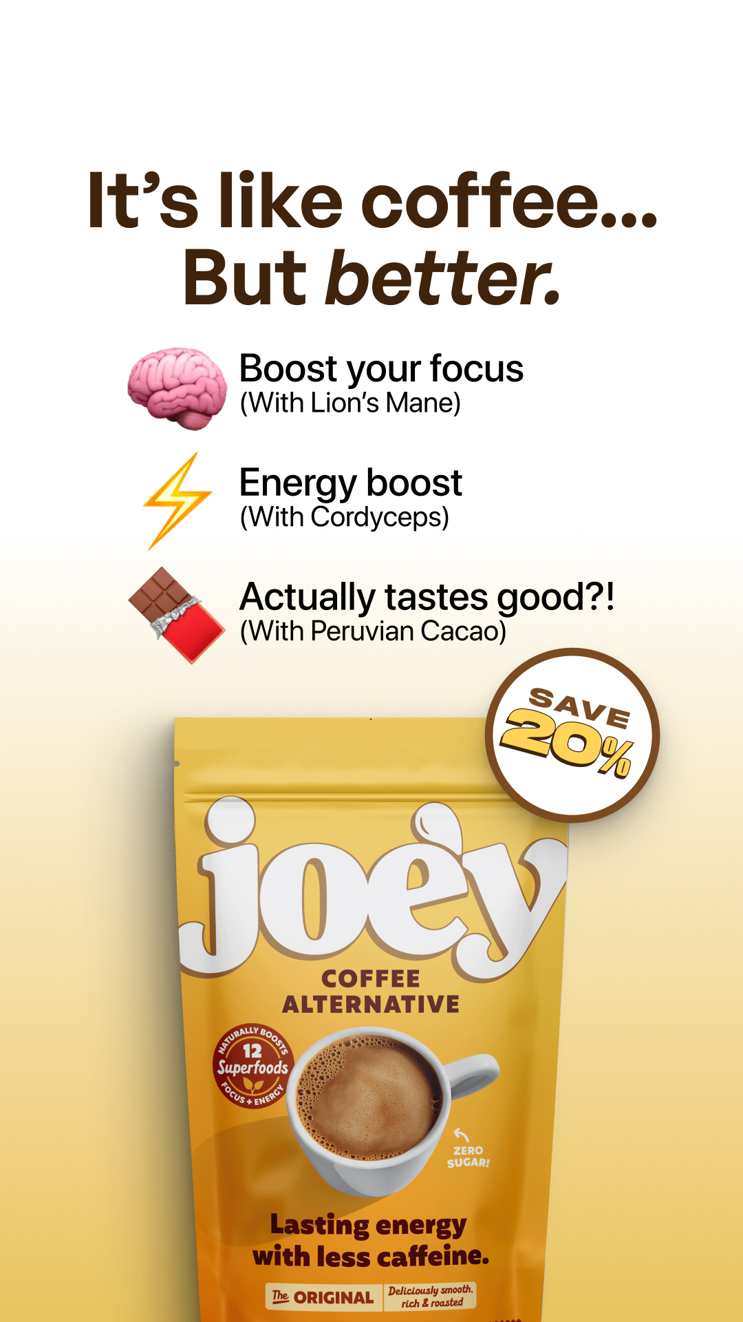 Joe'y Facebook ad