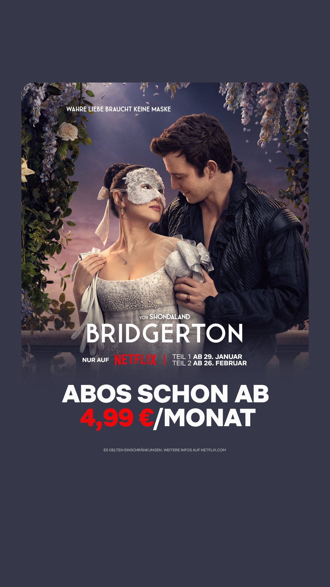 Netflix Facebook ad