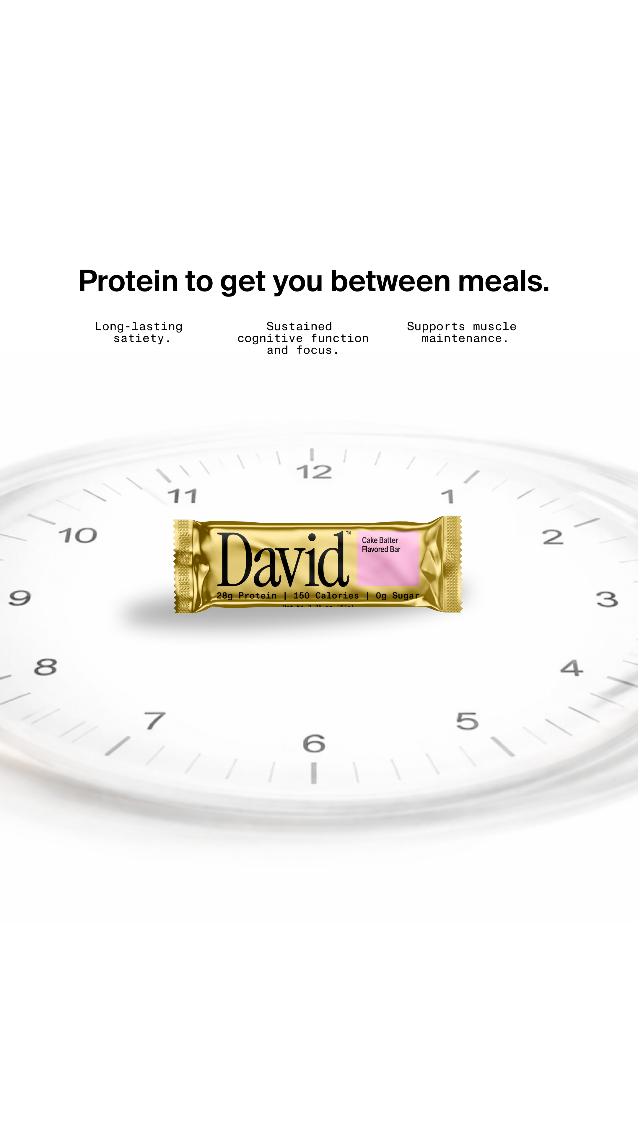 David Protein Facebook ad