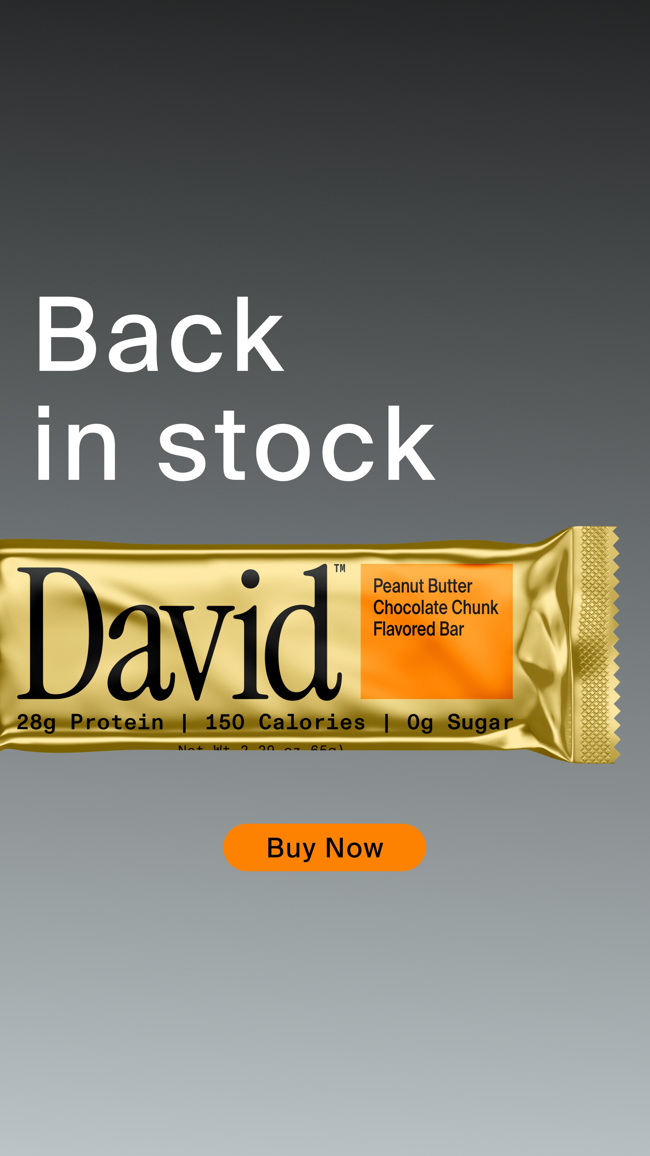 David Protein Facebook ad