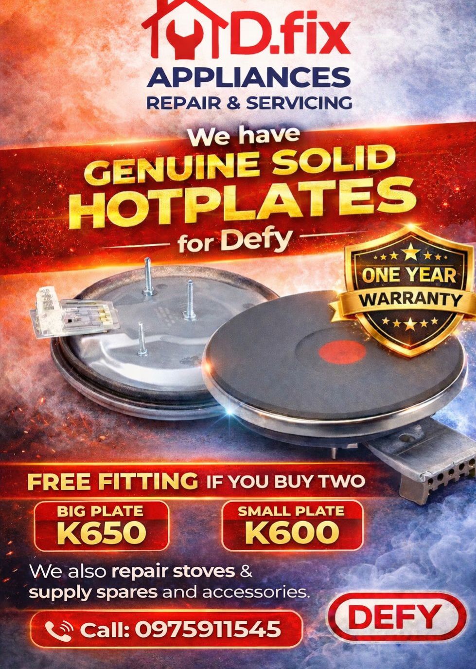 Daptechfix Refrigeration & Digital Security Systems Facebook ad