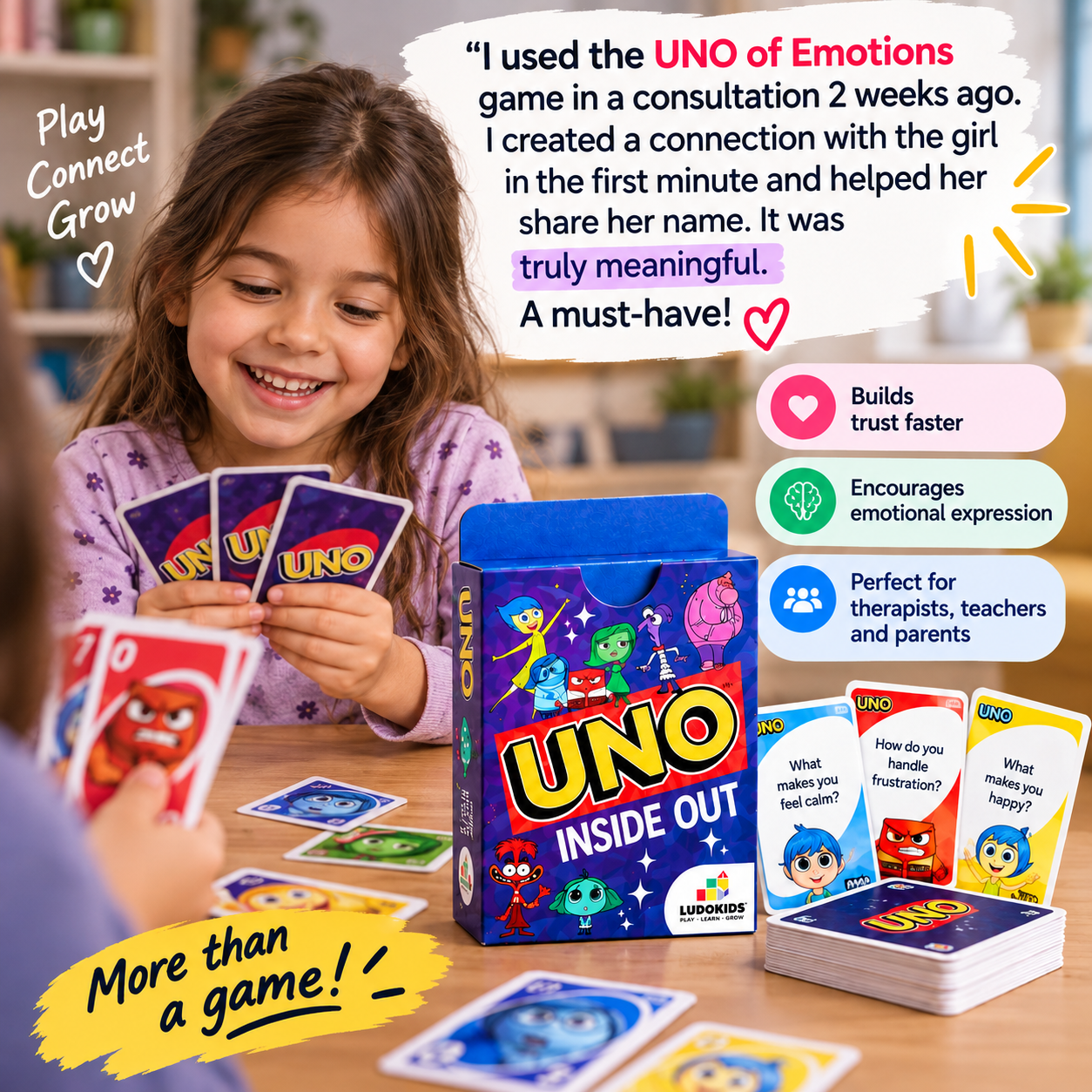 Psicokids Facebook ad: The Card Game That Gets Kids Talking