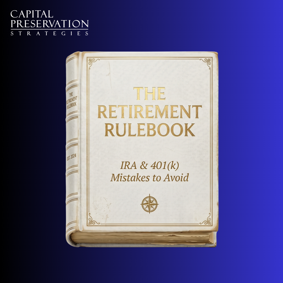 Capital Preservation Strategies Facebook ad: [REGISTER] IRA & 401(k) Mistakes Costing You Thousands