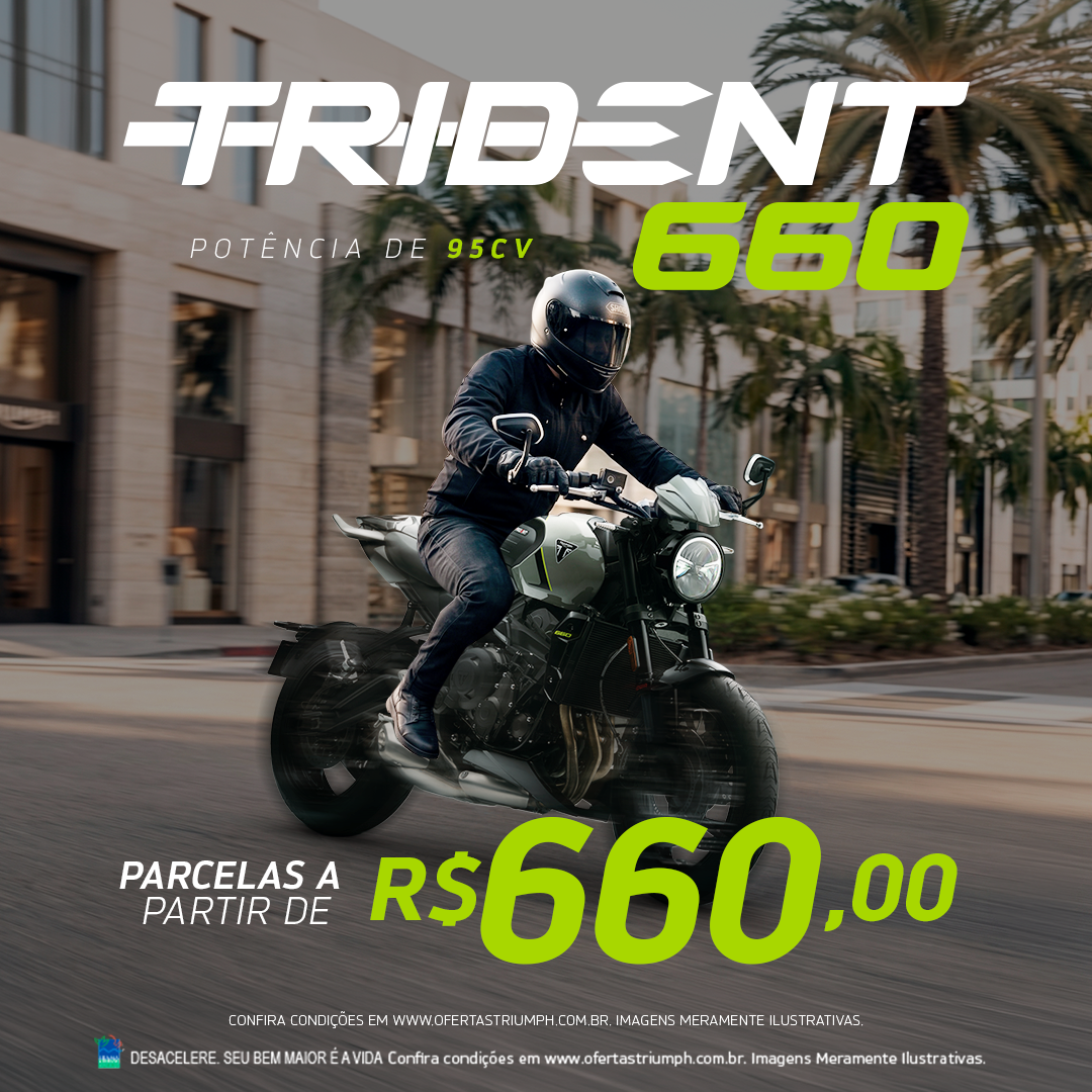 Triumph Bahia Facebook ad: Triumph com Condição Especial Somente esse Mês