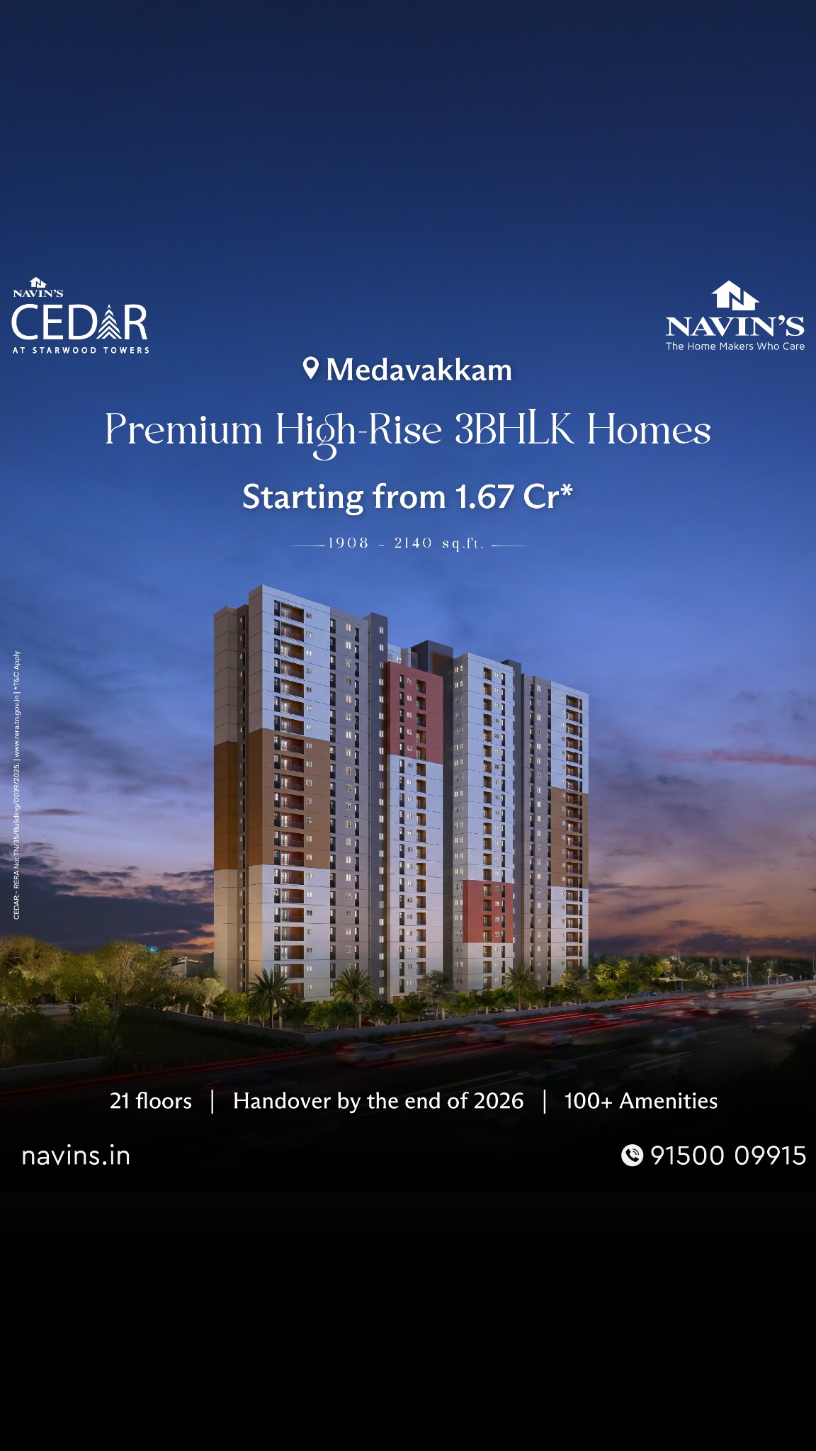 Navin's Facebook ad