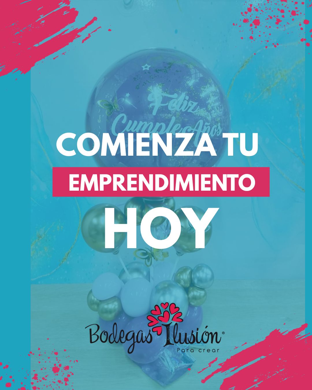 Bodegas Ilusión Facebook ad: ¿Planeando iniciar tu propio negocio de eventos, fiestas…