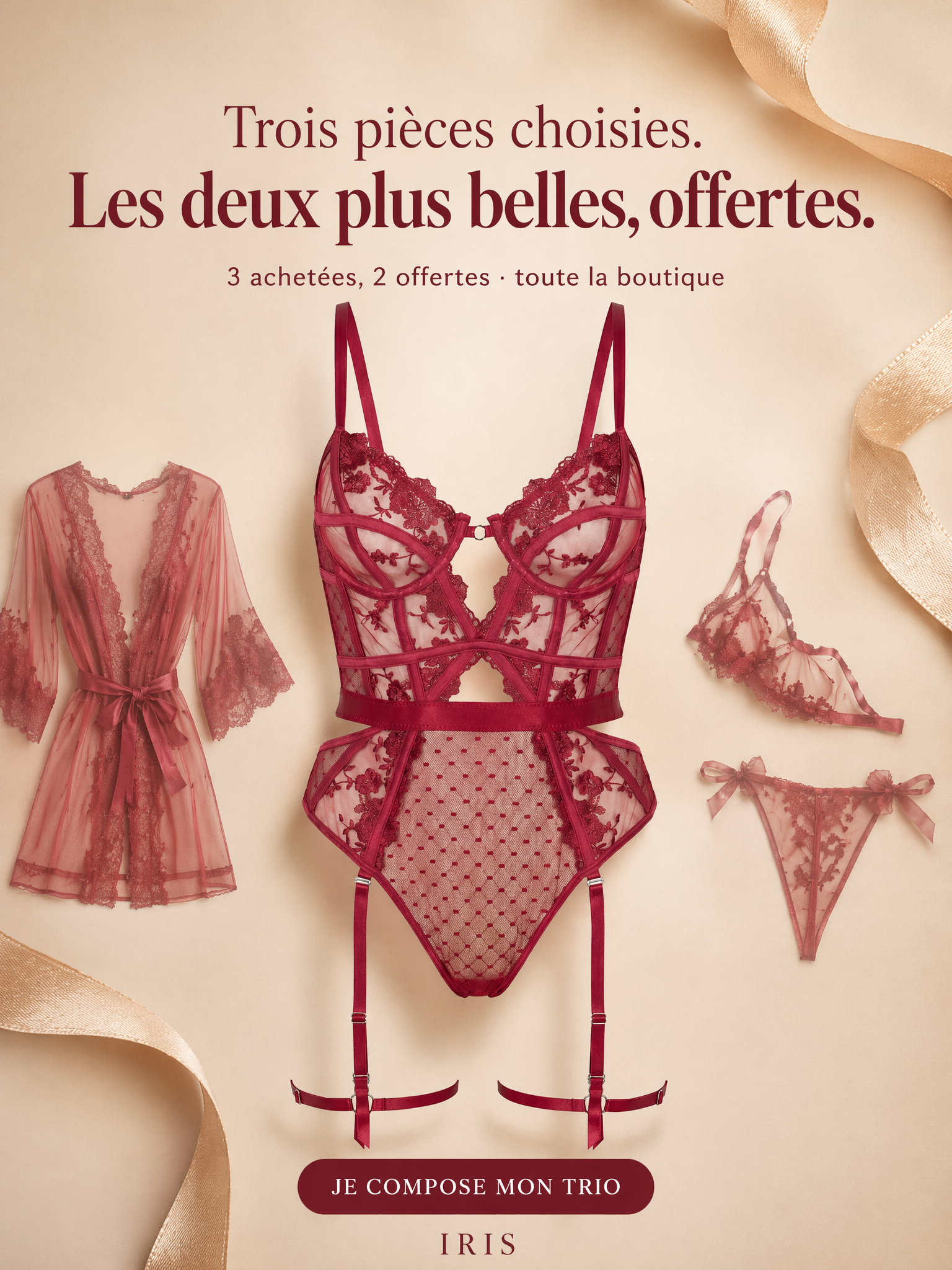 Iris Lingerie Facebook ad