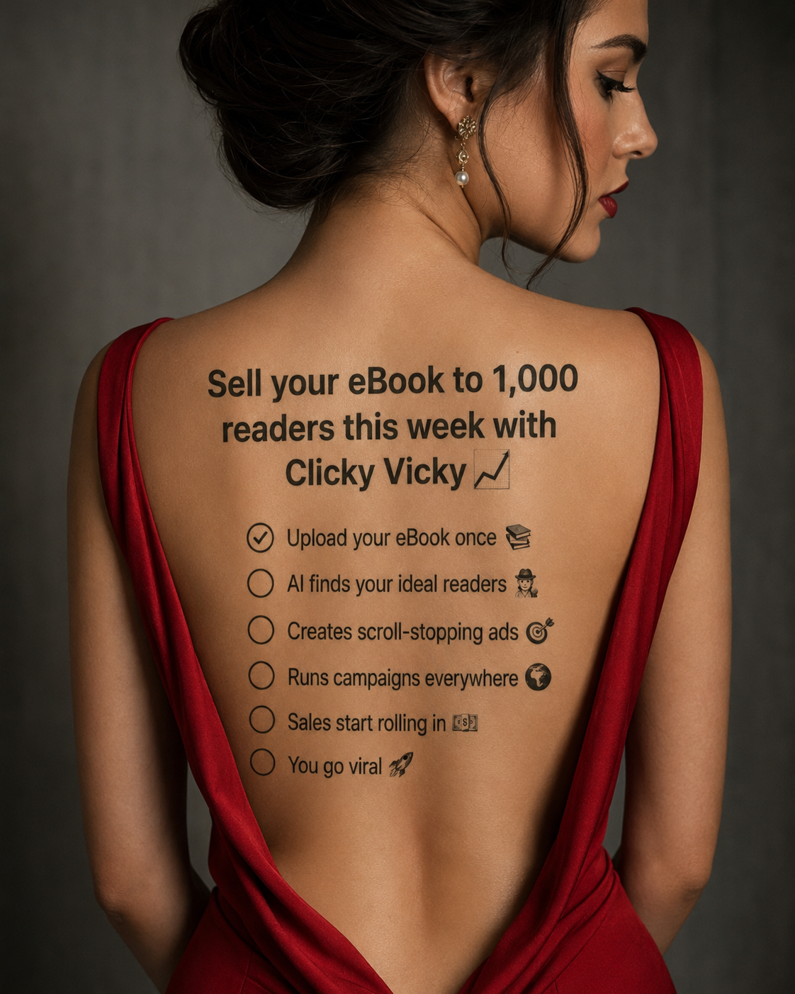 Clicky Vicky - AI Ads Maker Facebook ad: Get a fully edited ad in 1 click