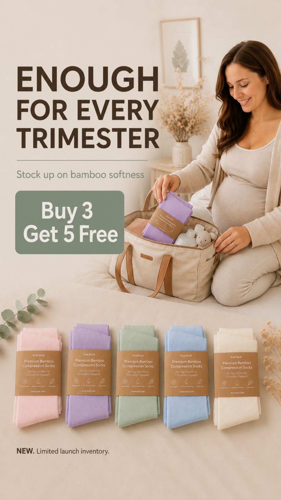 EverSock Facebook ad: EverSock Bamboo Compression Socks