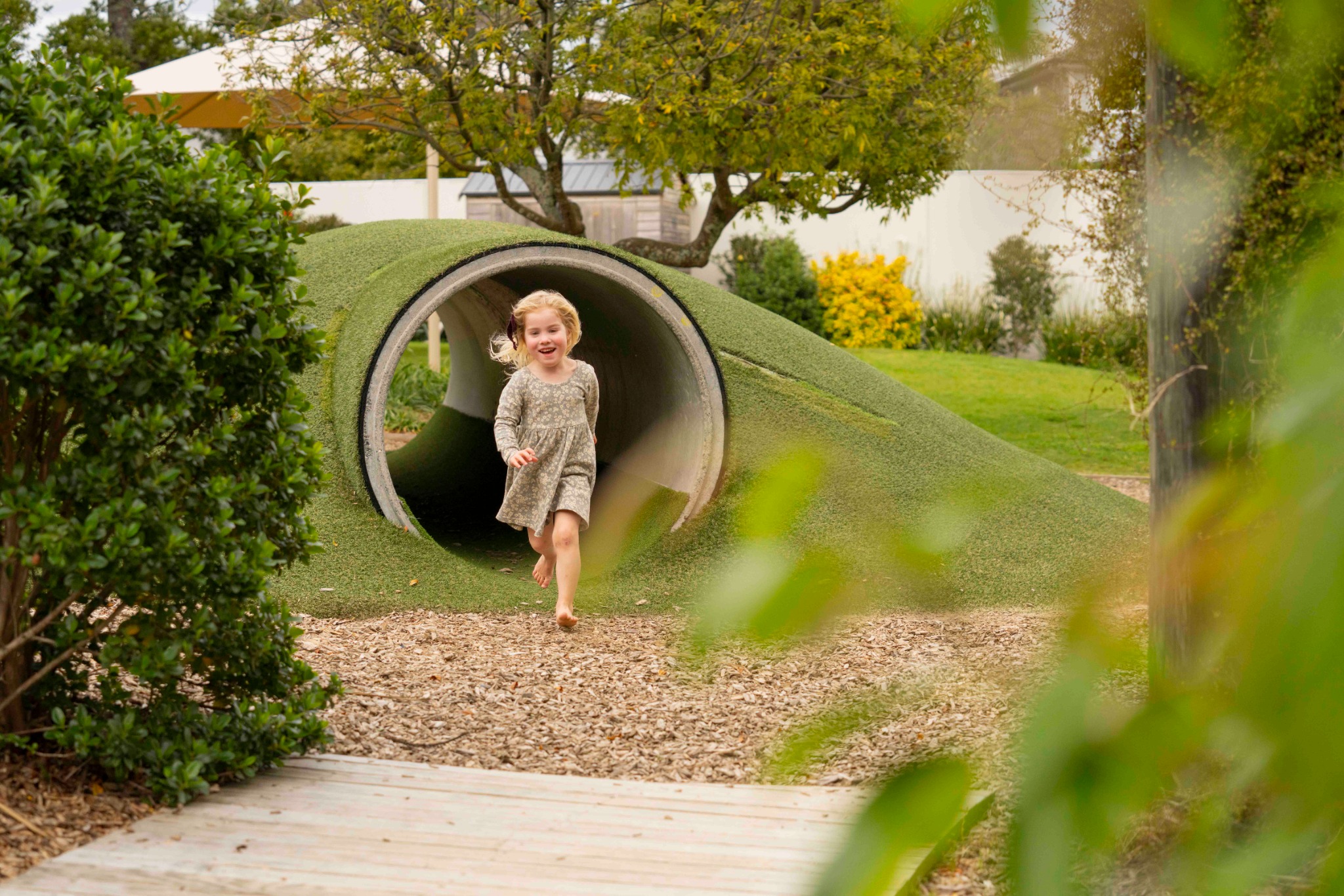 Kristin School Facebook ad: A Garden Of Play and Learning