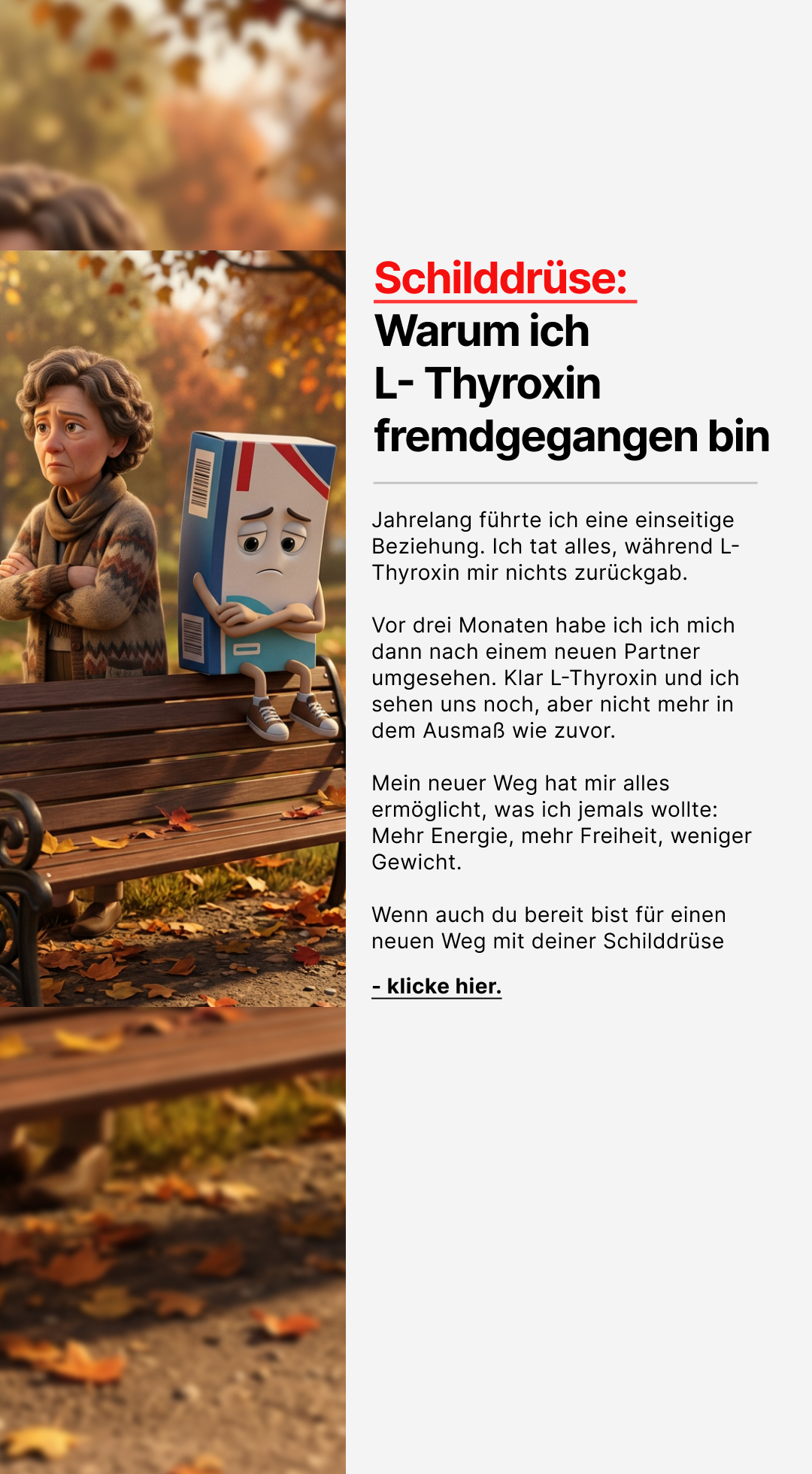 Mission Schilddrüse Facebook ad