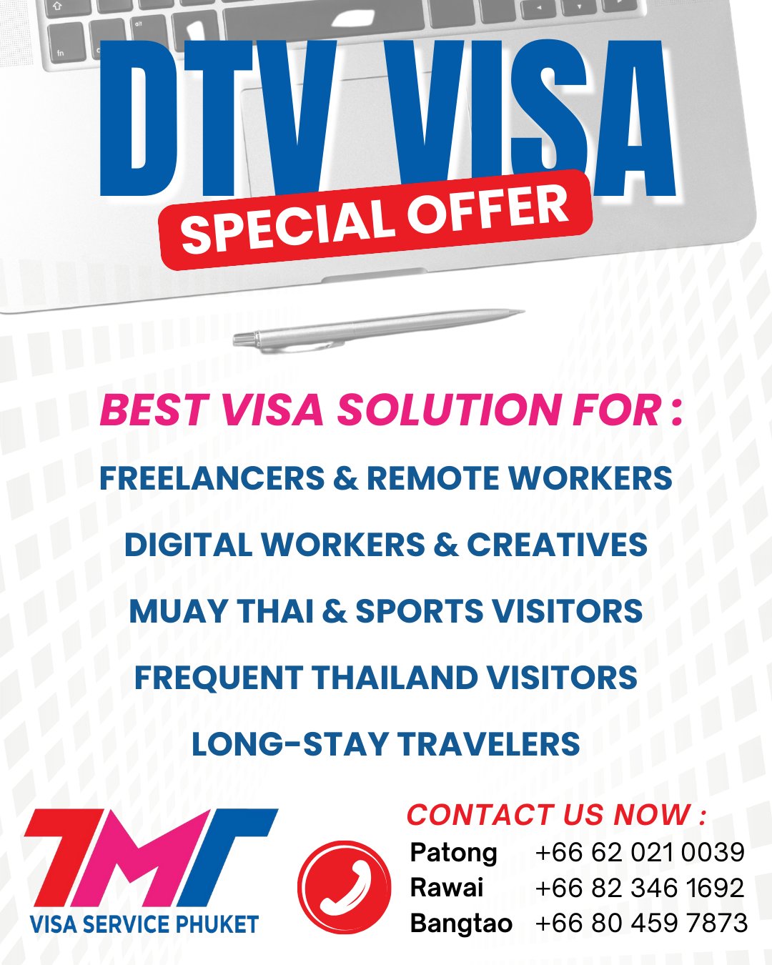 TMT Visa Service Phuket Facebook ad: The DTV Visa remains one of the most…