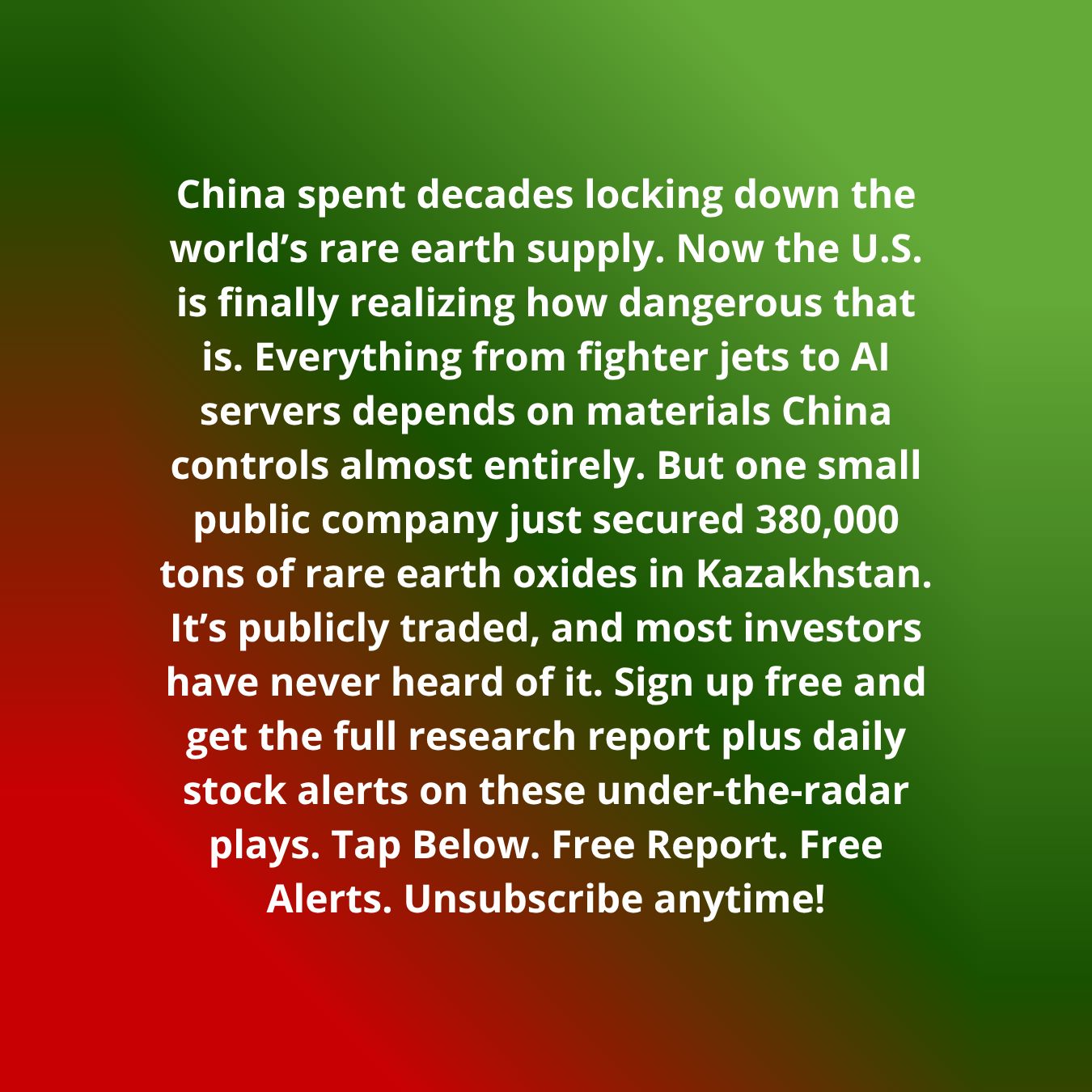 BullseyeAlerts Facebook ad from May 13, 2026