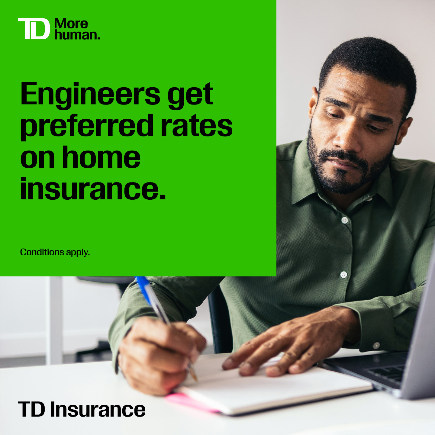 TD Insurance Facebook ad