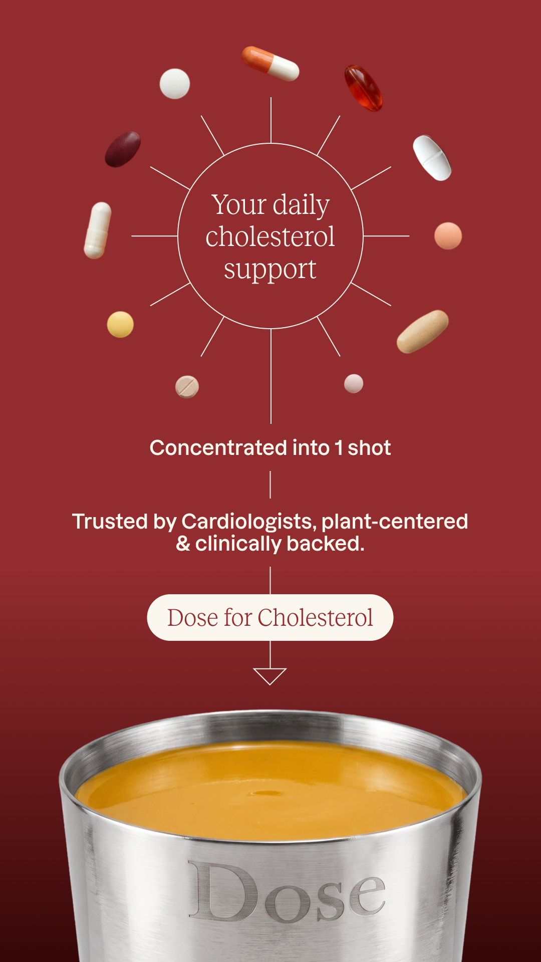 Dose for Cholesterol Facebook ad